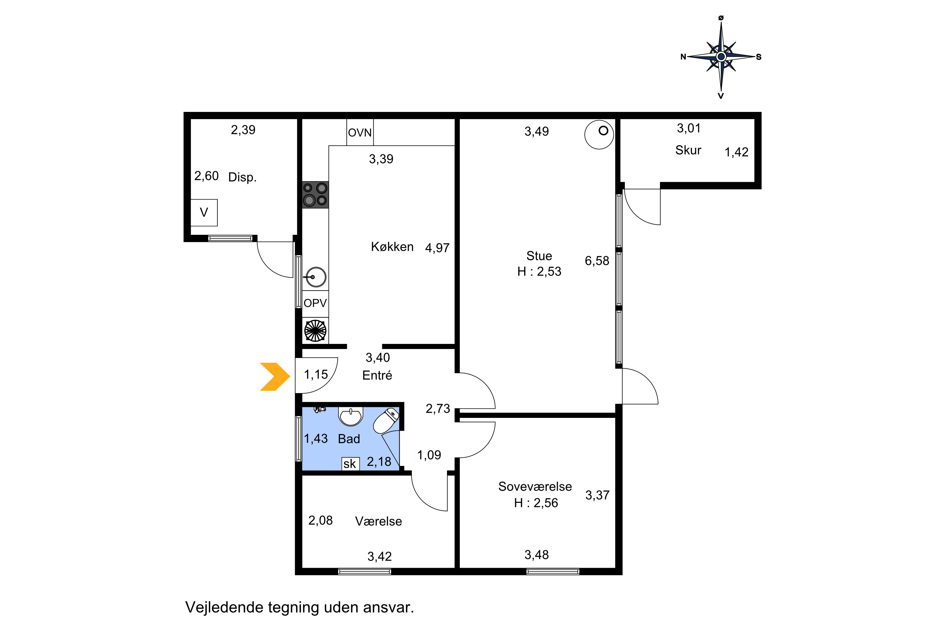Plantegninger billede af Hans Tavsens Vej 3, 6000 Kolding