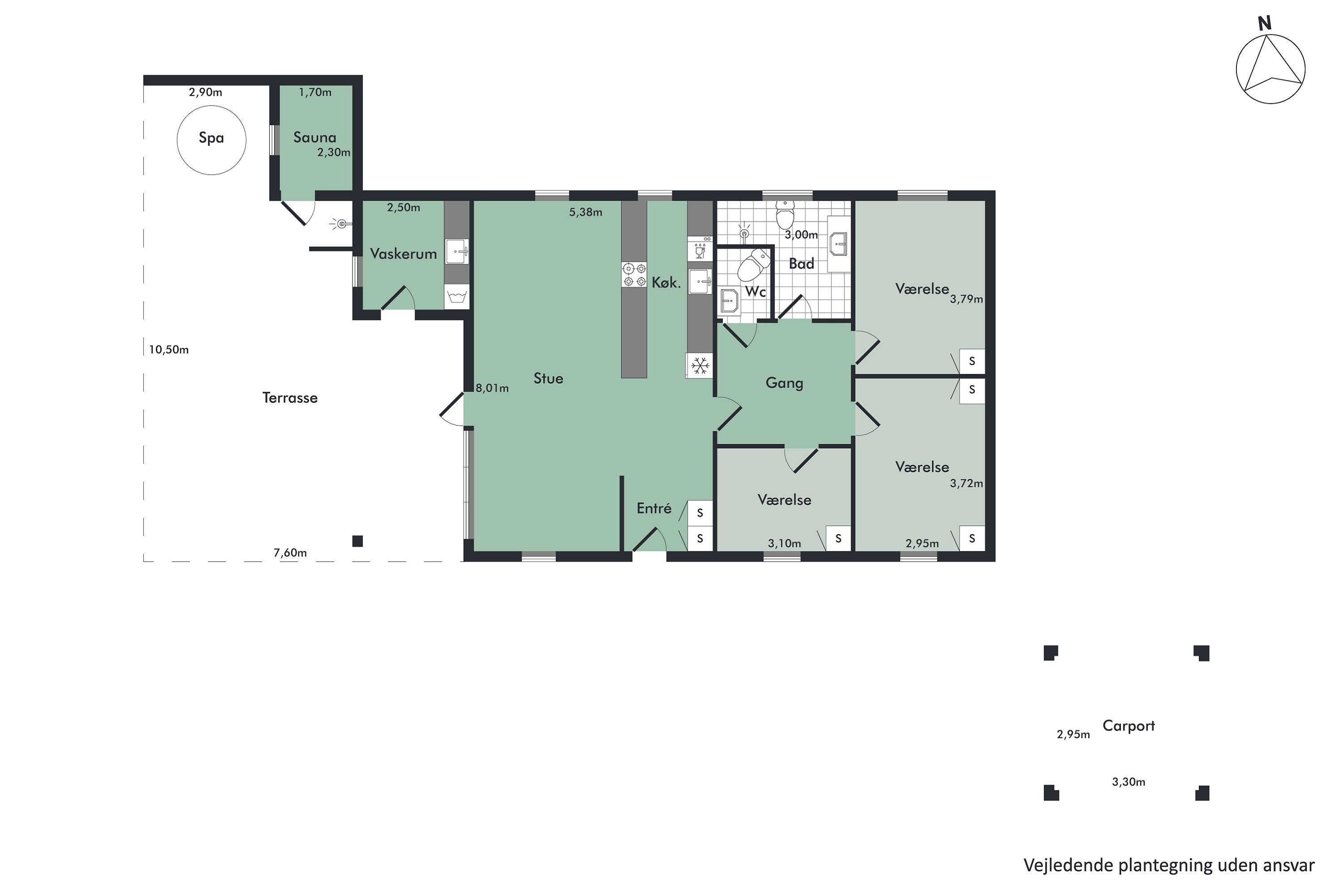 Plantegninger billede af Skovduevej 6, Egense, 9280 Storvorde