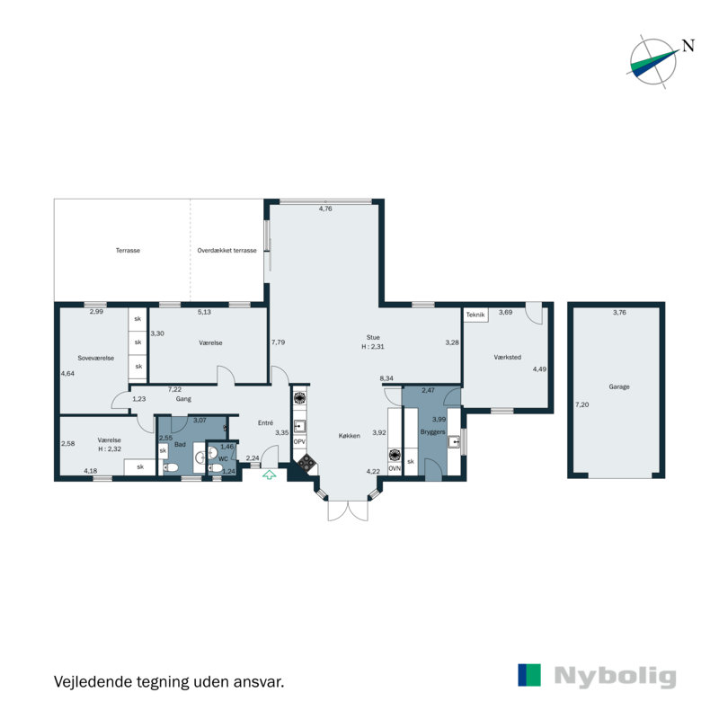 Plantegninger billede af Brunbjergvej 36, Løjt Kirkeby, 6200 Aabenraa