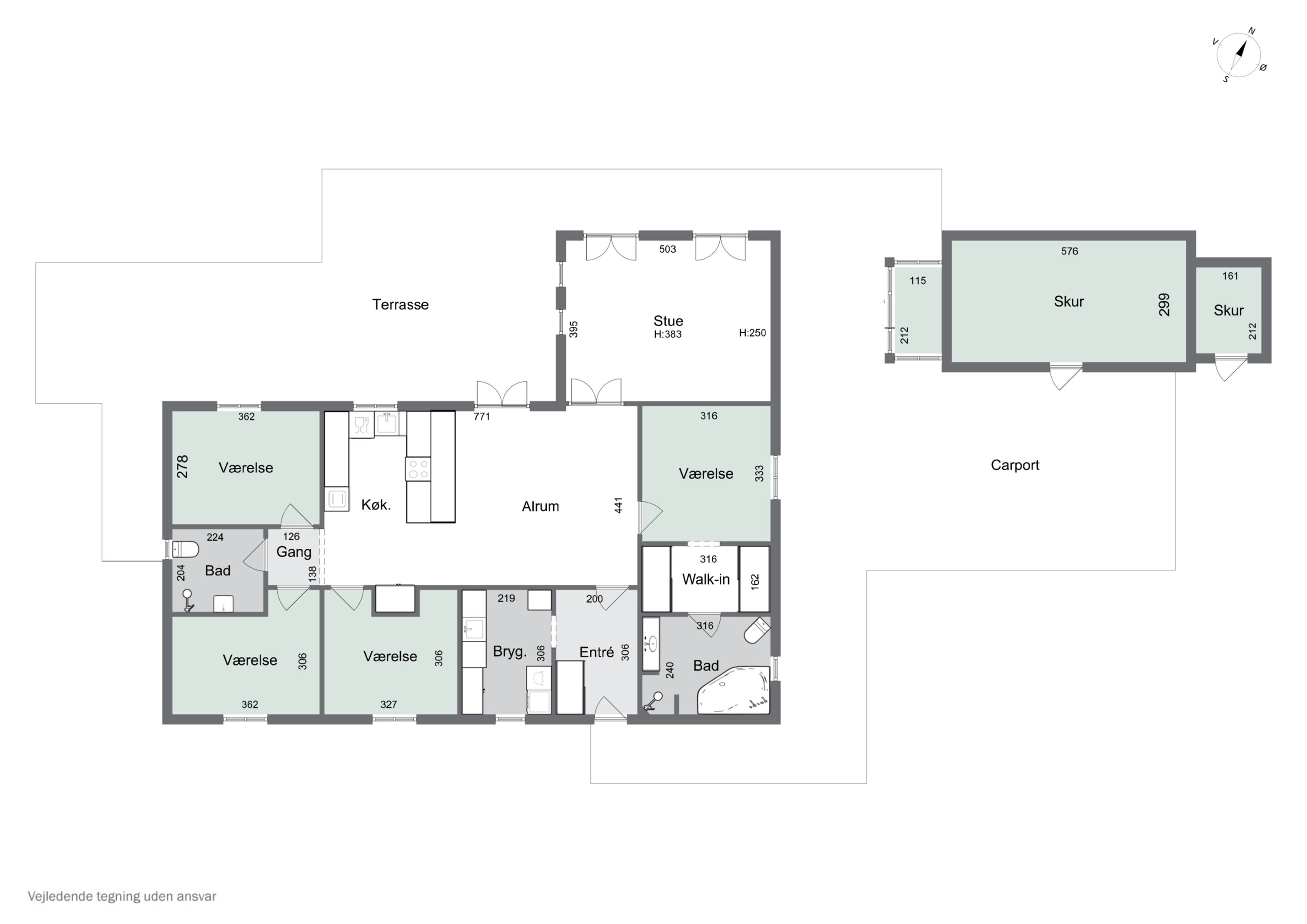 Plantegninger billede af Enghavevej 205, 4241 Vemmelev