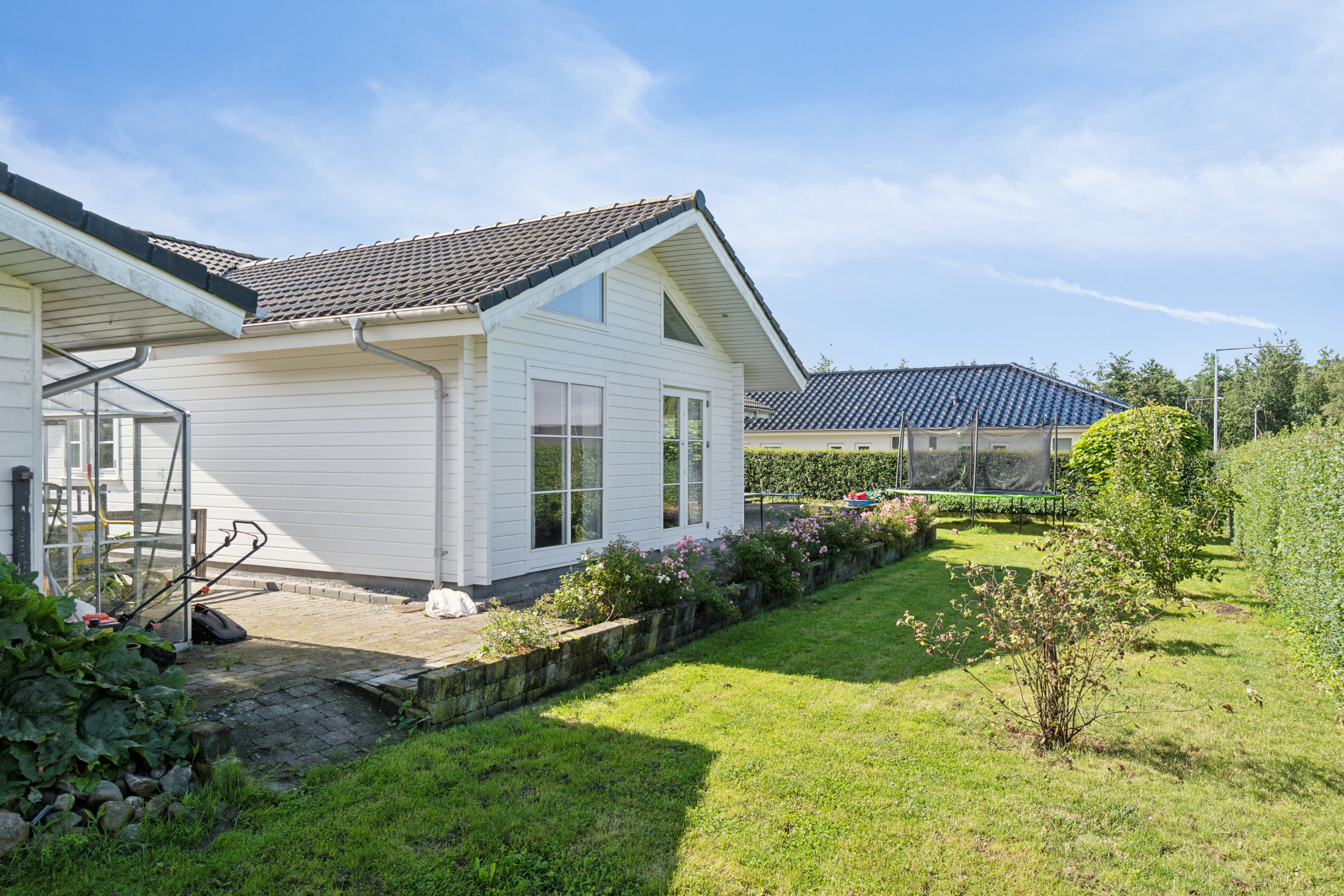 Fremhævet set fra haven billede i fuldskærmstilstand. Billede af Enghavevej 205, 4241 Vemmelev