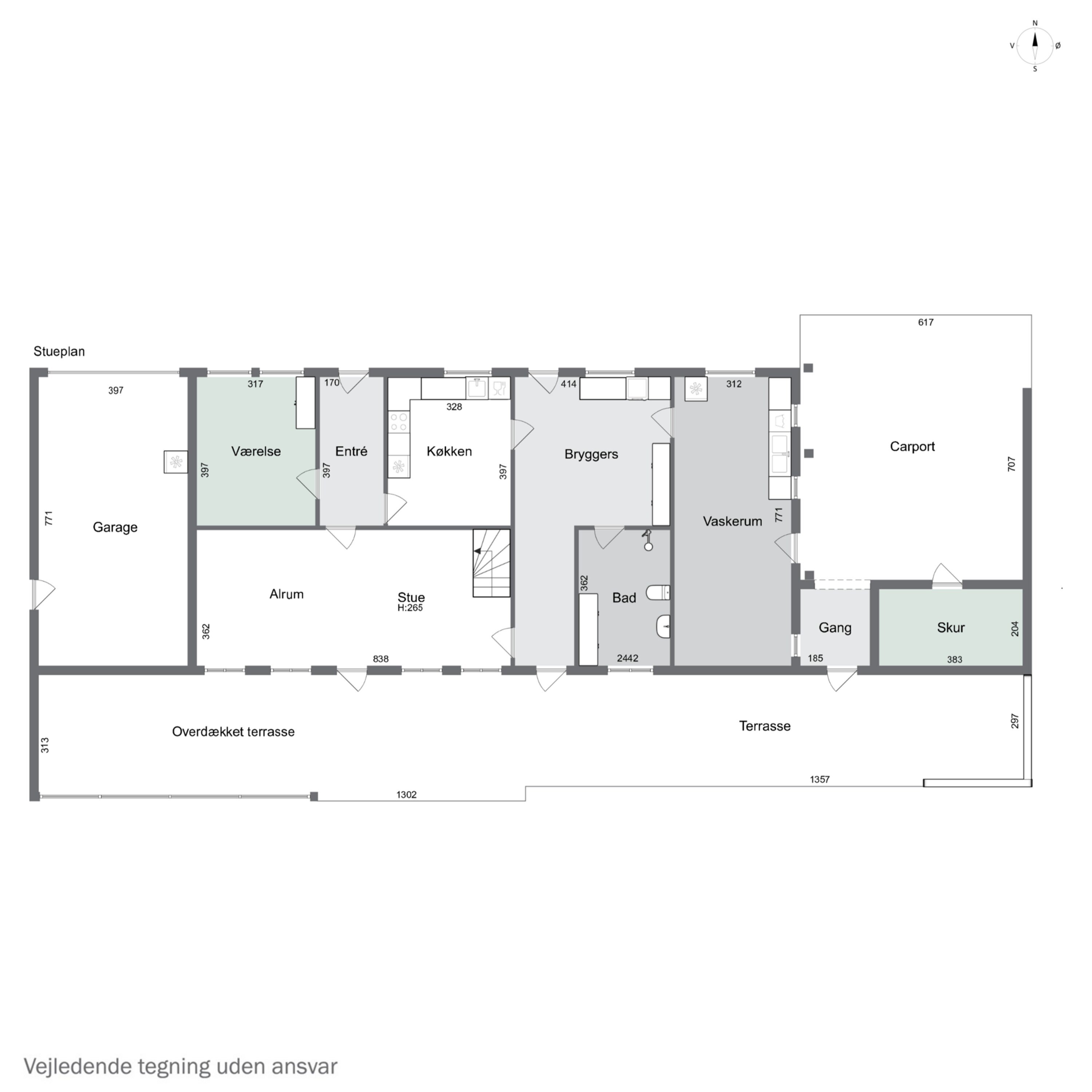 Plantegninger billede af Kragelundvej 9, 6330 Padborg