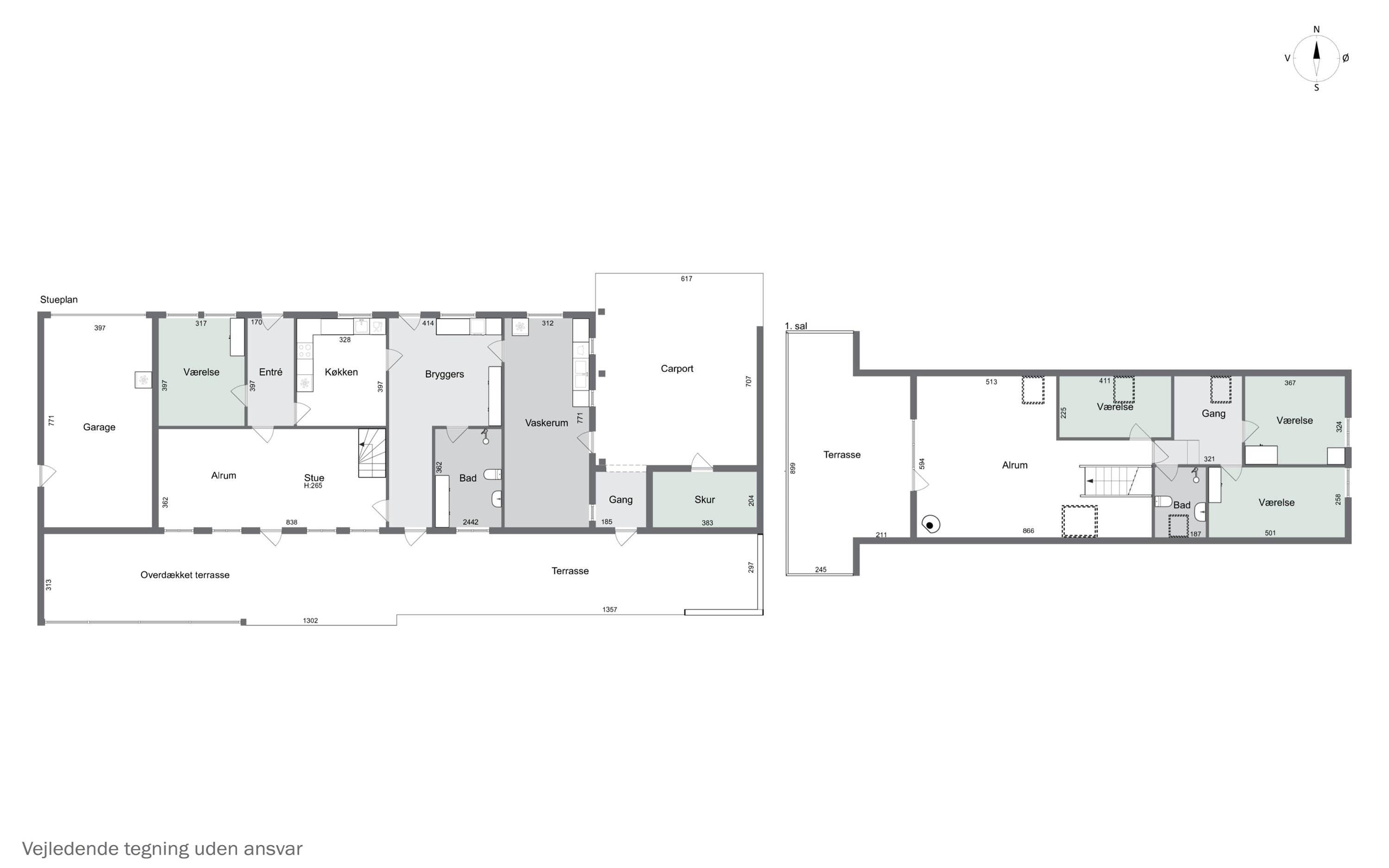 Plantegninger billede af Kragelundvej 9, 6330 Padborg