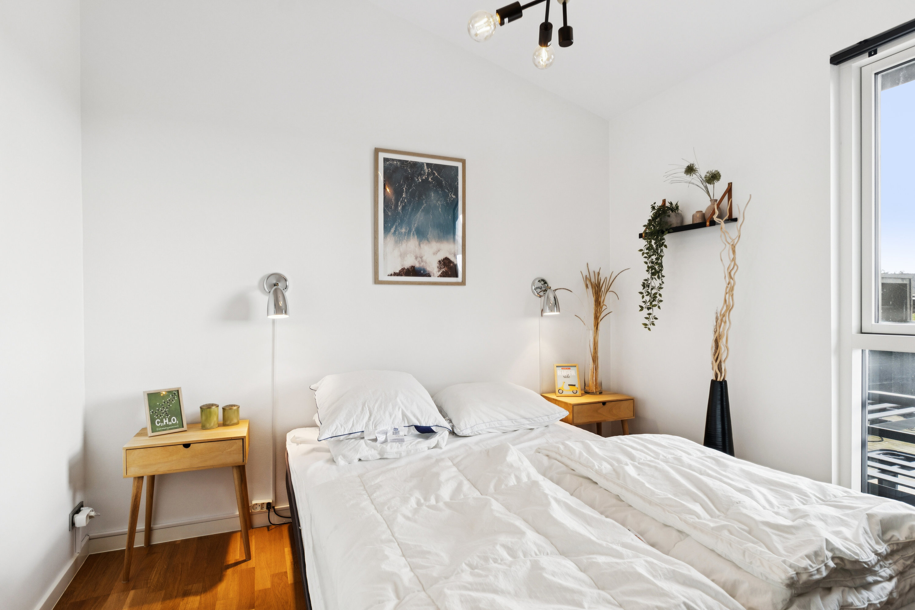 Fremhævet soveværelse billede i fuldskærmstilstand. Billede af Novembervej 3, Skal Klit, 9800 Hjørring