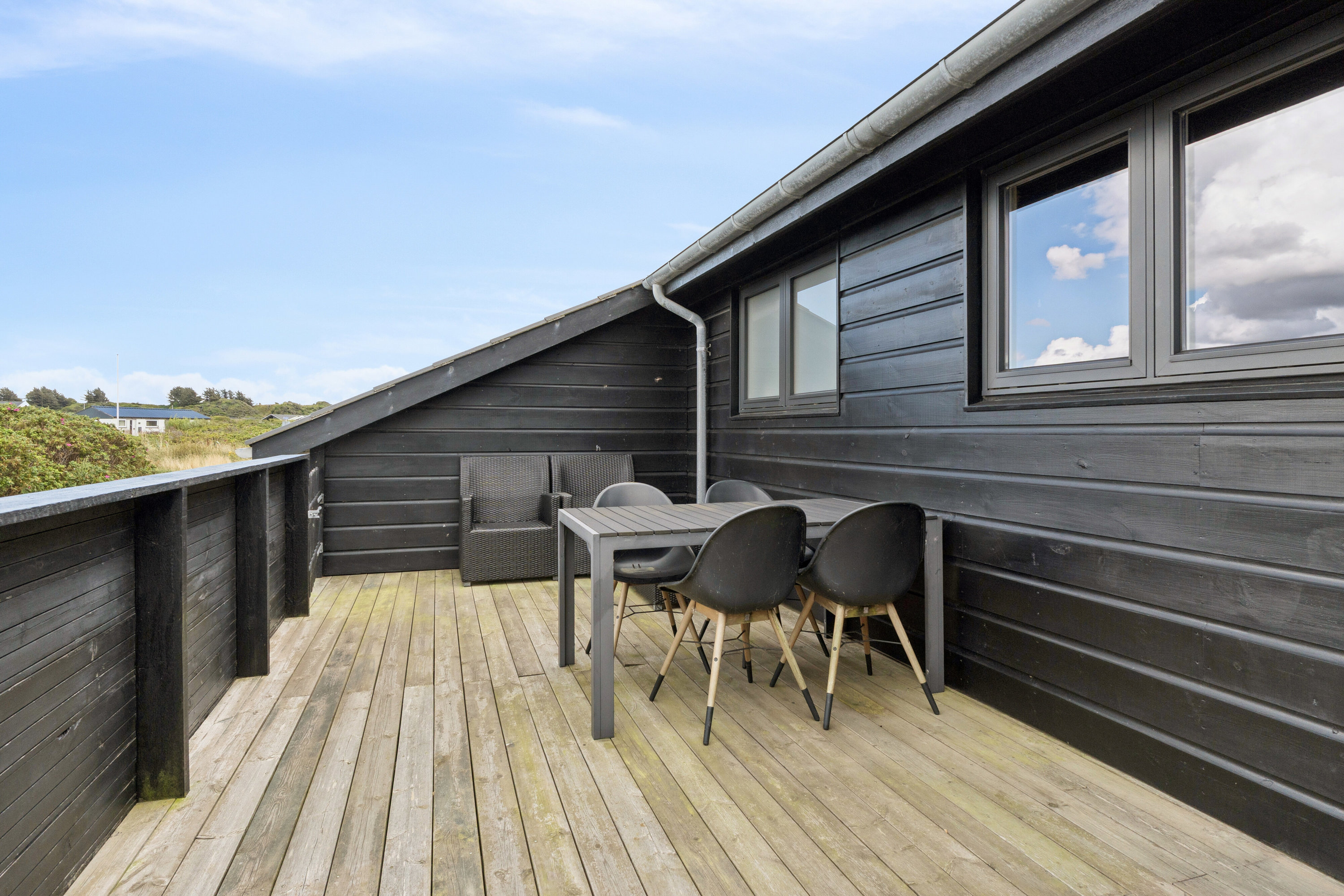Fremhævet terrasse billede i fuldskærmstilstand. Billede af Novembervej 3, Skal Klit, 9800 Hjørring