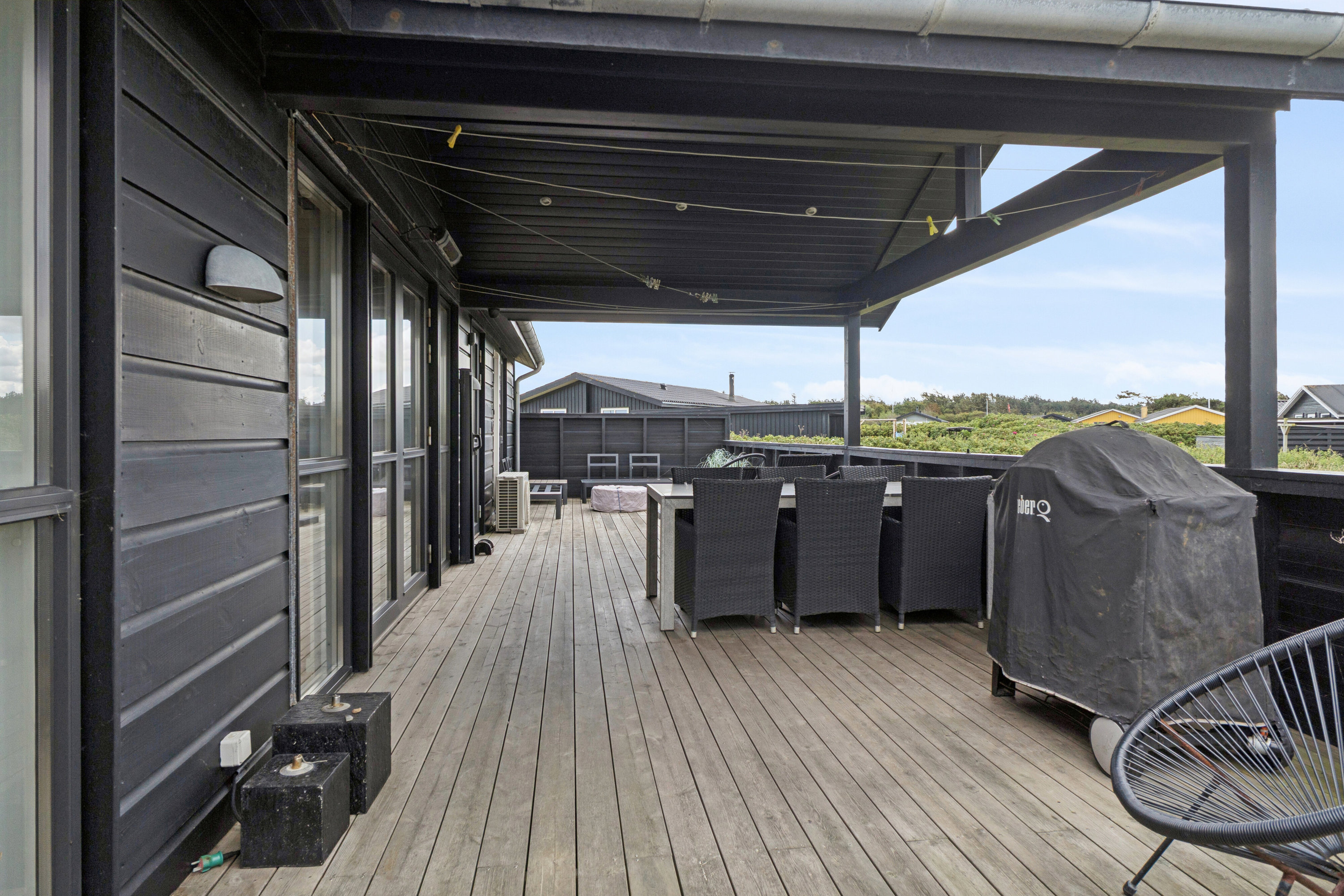 Fremhævet overdækket terrasse billede i fuldskærmstilstand. Billede af Novembervej 3, Skal Klit, 9800 Hjørring