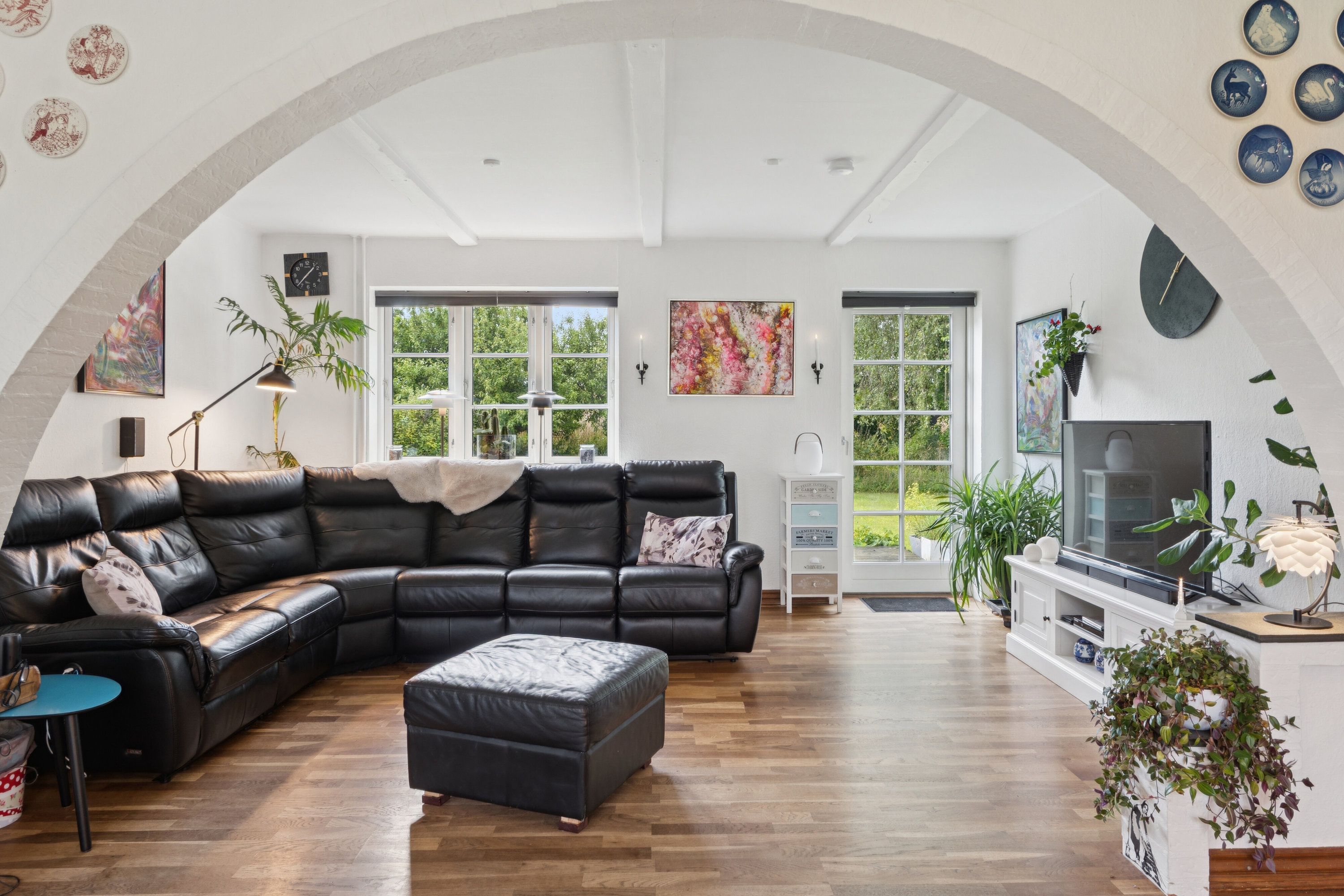 Fremhævet stue billede i fuldskærmstilstand. Billede af Møllegyden 37, Gamby, 5471 Søndersø