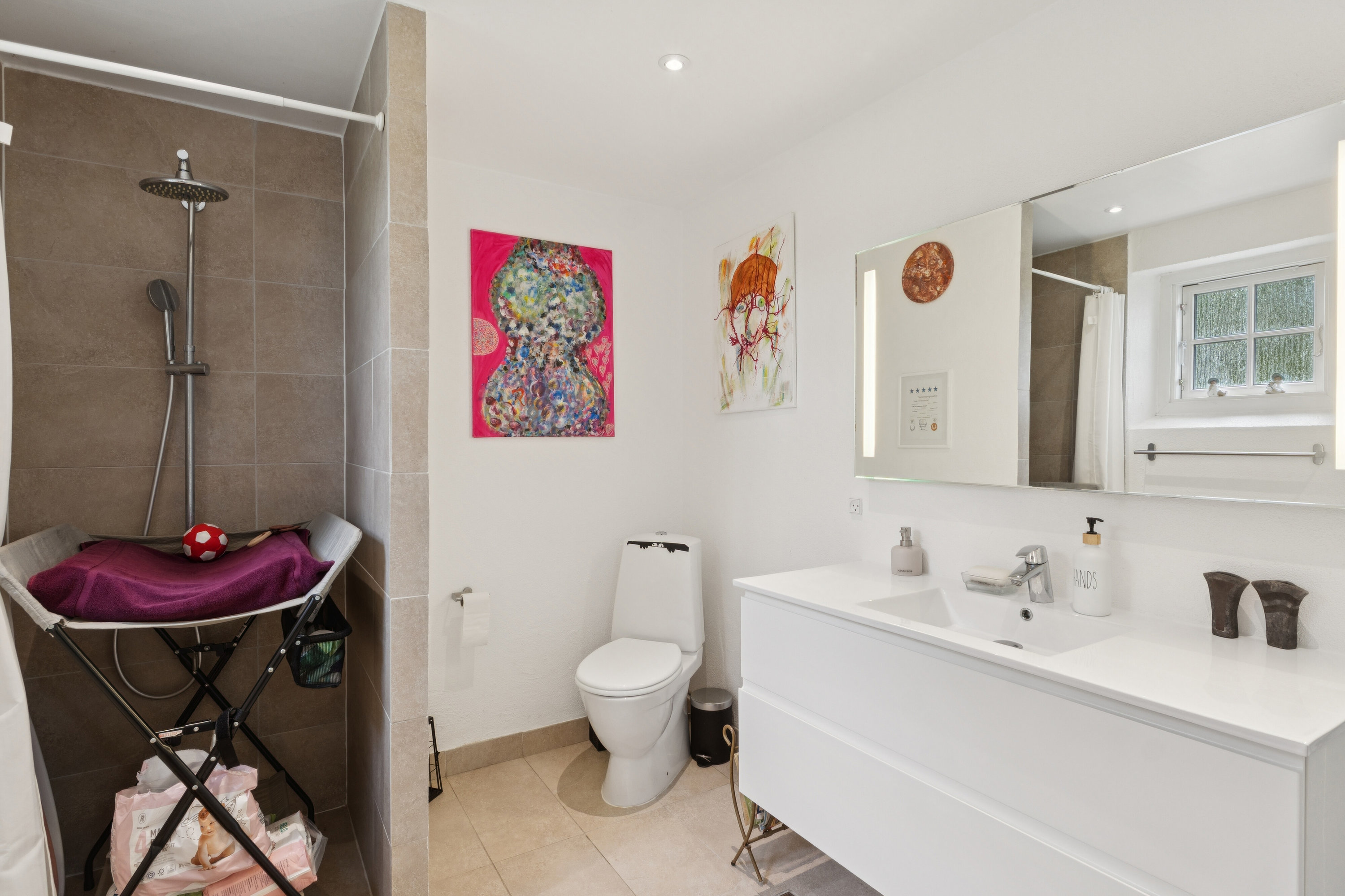 Fremhævet badeværelse billede i fuldskærmstilstand. Billede af Møllegyden 37, Gamby, 5471 Søndersø