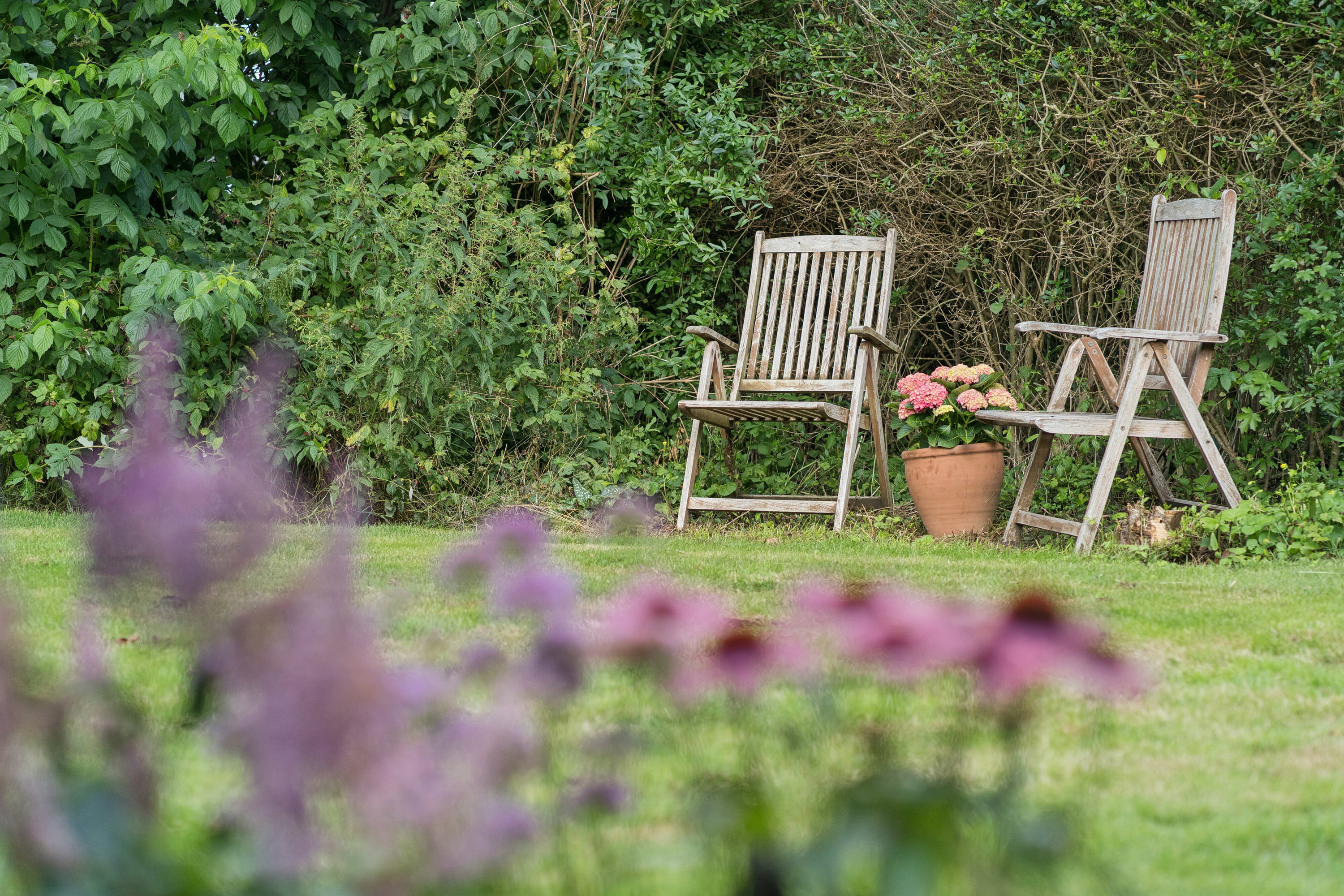 Fremhævet terrasse billede i fuldskærmstilstand. Billede af Elsborgvej 24, Sjørslev, 8620 Kjellerup