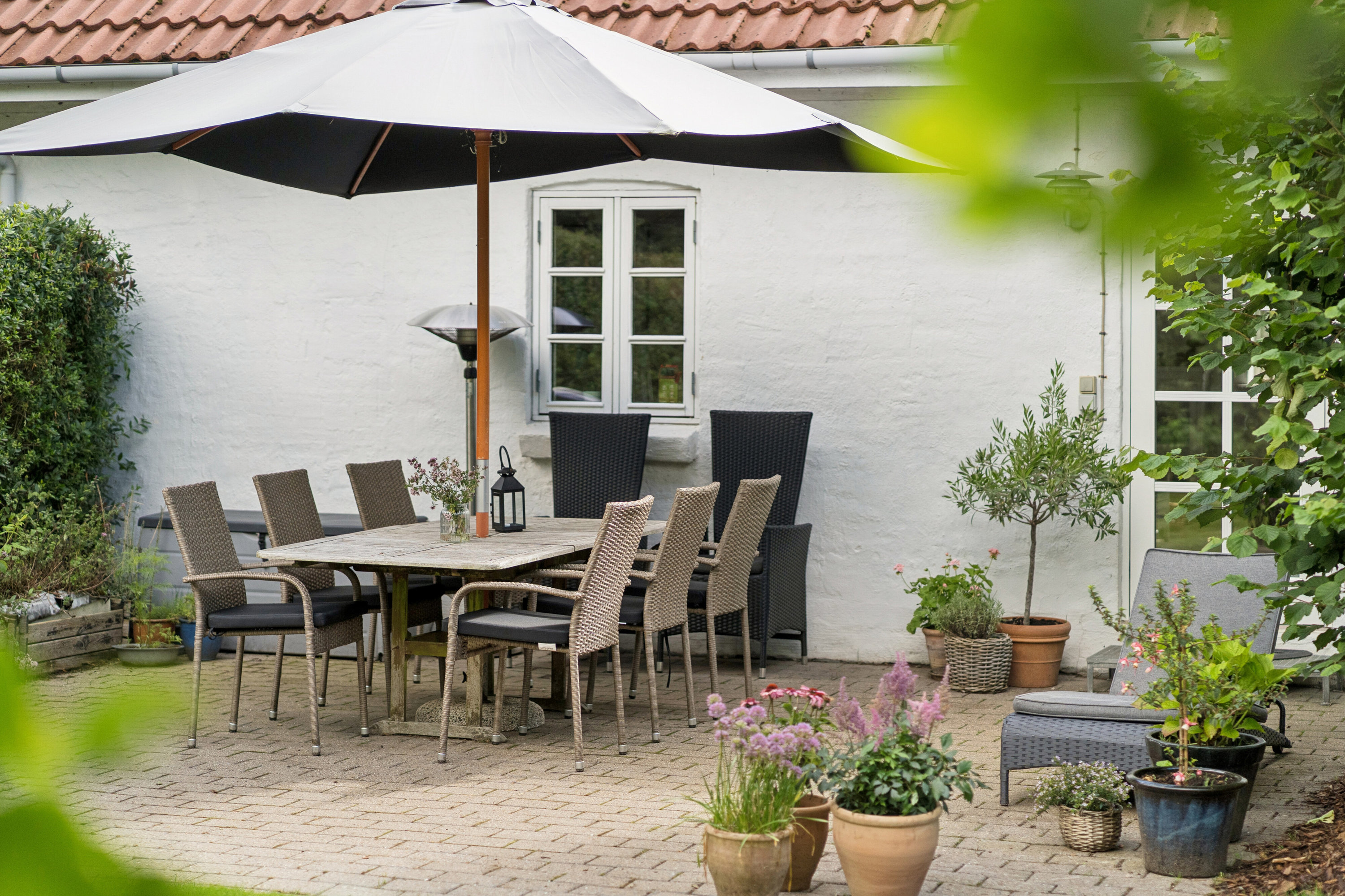 Fremhævet overdækket terrasse billede i fuldskærmstilstand. Billede af Elsborgvej 24, Sjørslev, 8620 Kjellerup