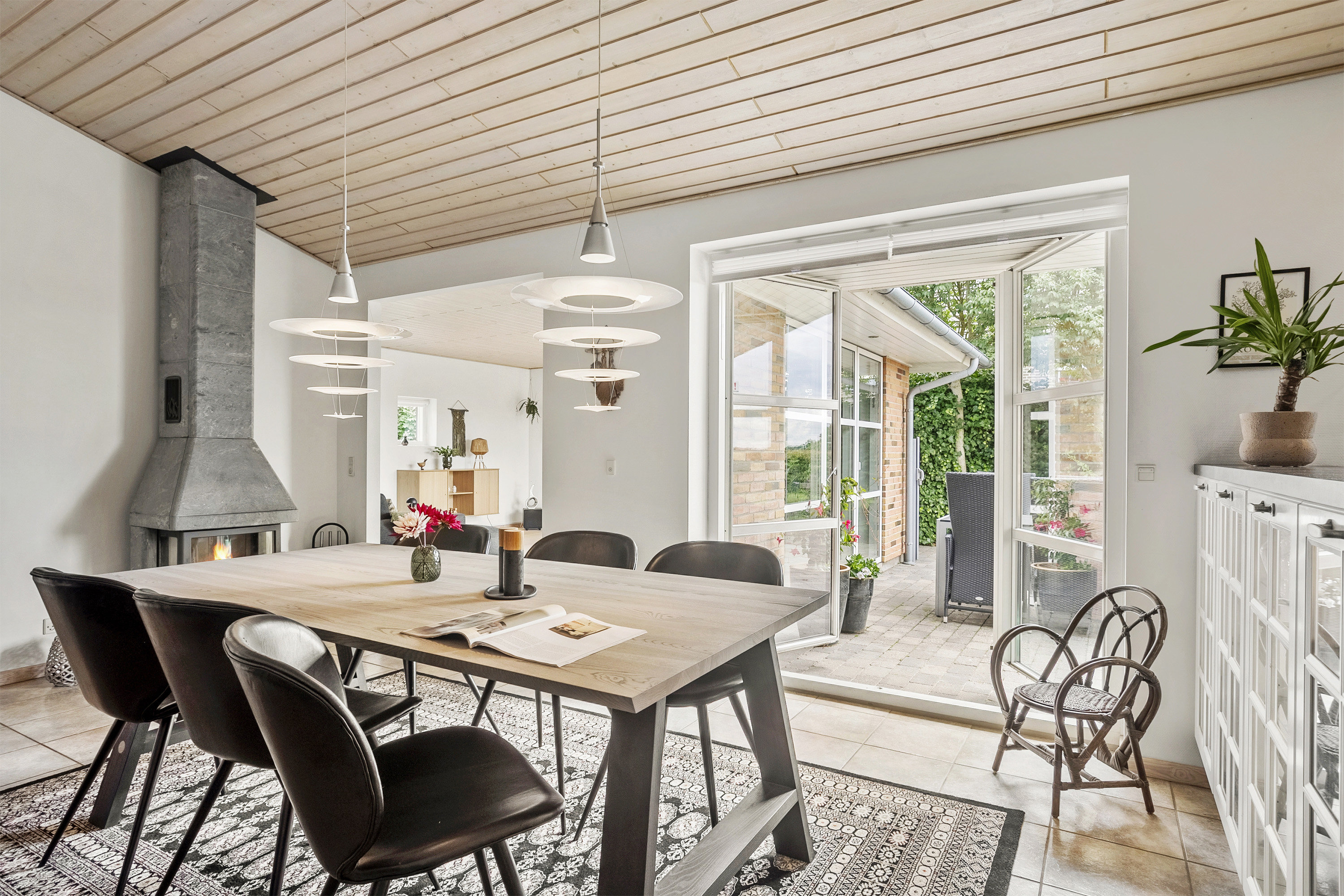 Fremhævet spisestue billede i fuldskærmstilstand. Billede af Risager 42, 6100 Haderslev