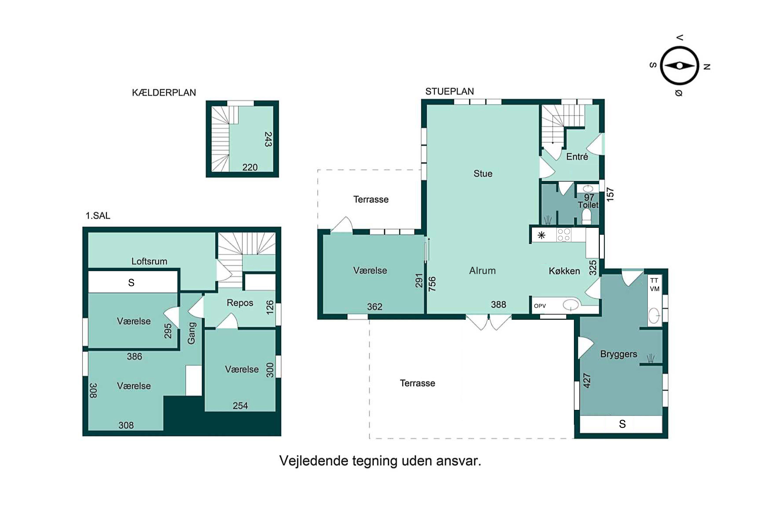 Plantegninger billede af Nørregade 54, 8783 Hornsyld