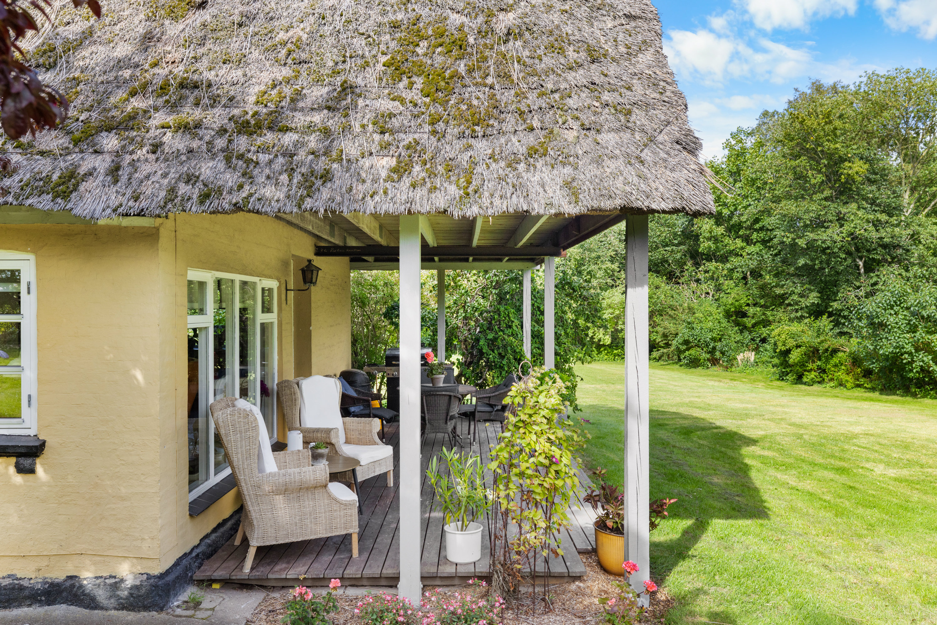 Fremhævet overdækket terrasse billede i fuldskærmstilstand. Billede af Assensvej 272, 5642 Millinge