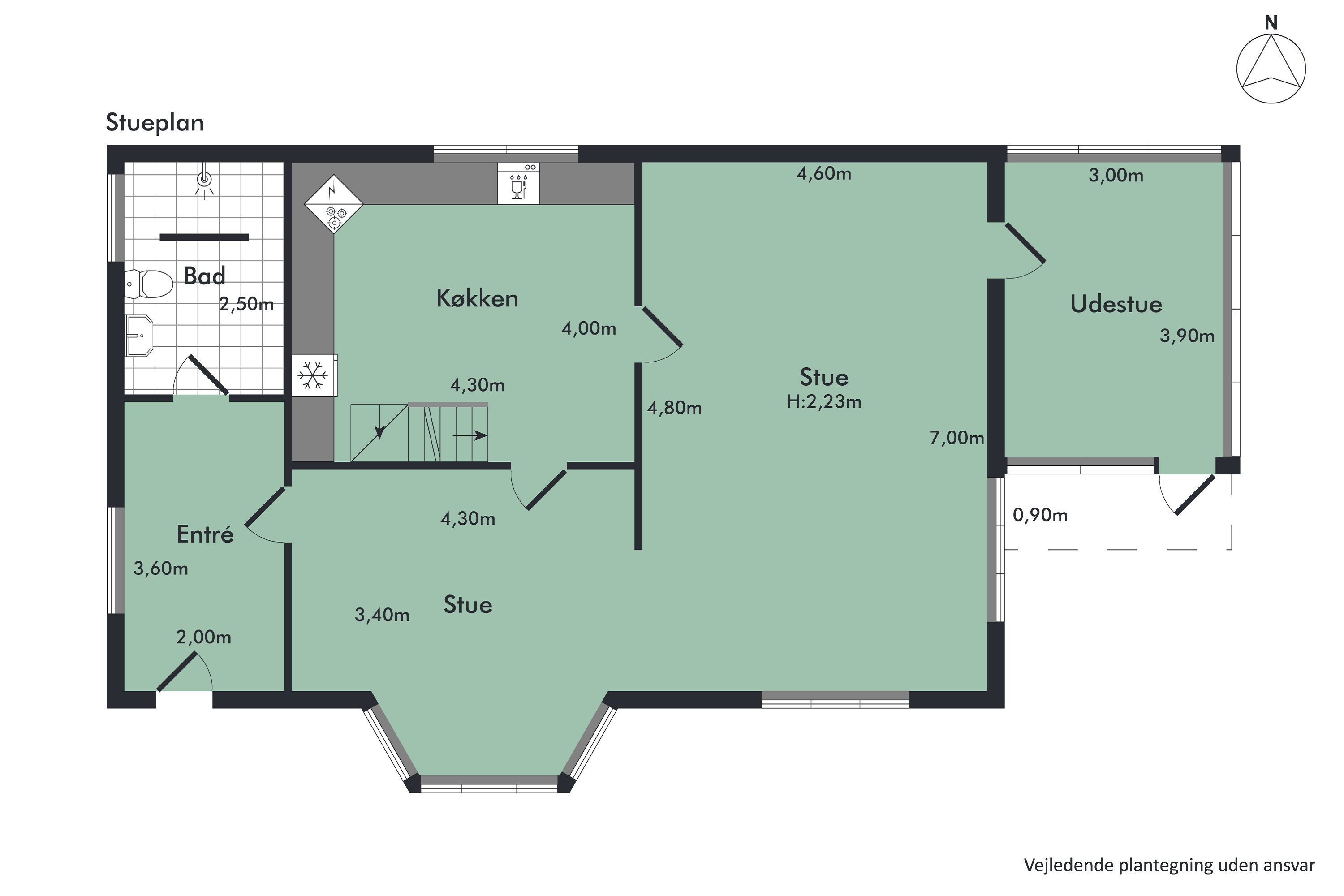 Plantegninger billede af Engvej 3, 9280 Storvorde