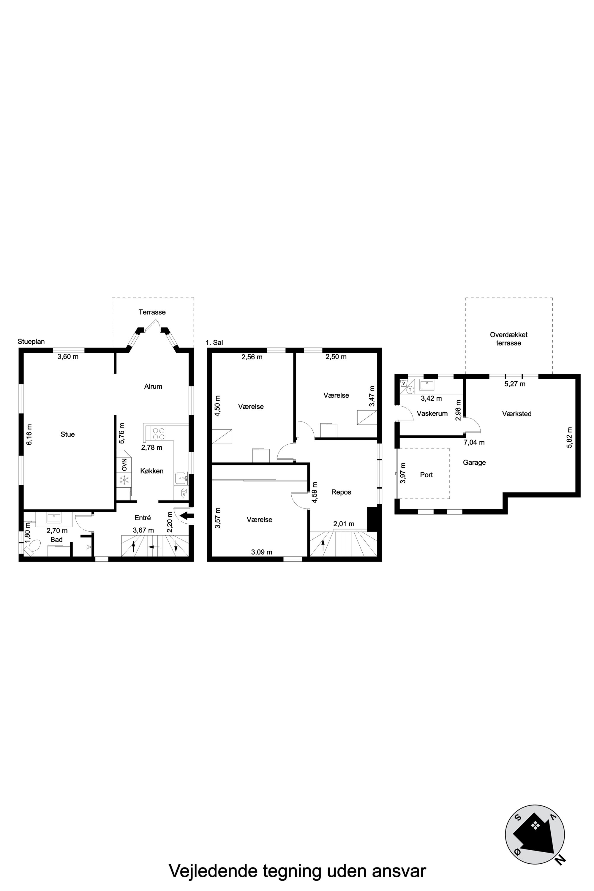 Plantegninger billede af Stenberggade 21, 9700 Brønderslev