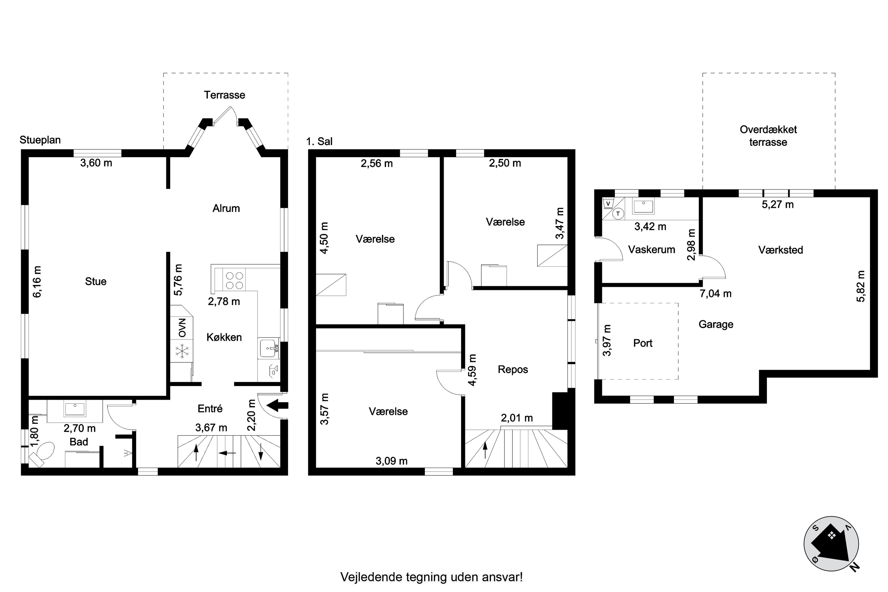 Plantegninger billede af Stenberggade 21, 9700 Brønderslev