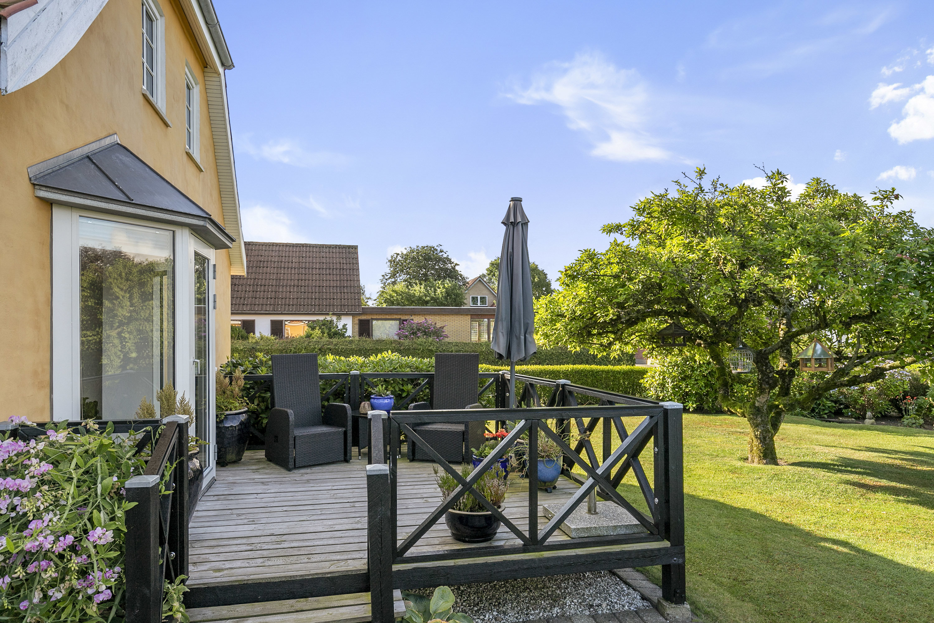 Fremhævet terrasse billede i fuldskærmstilstand. Billede af Stenberggade 21, 9700 Brønderslev