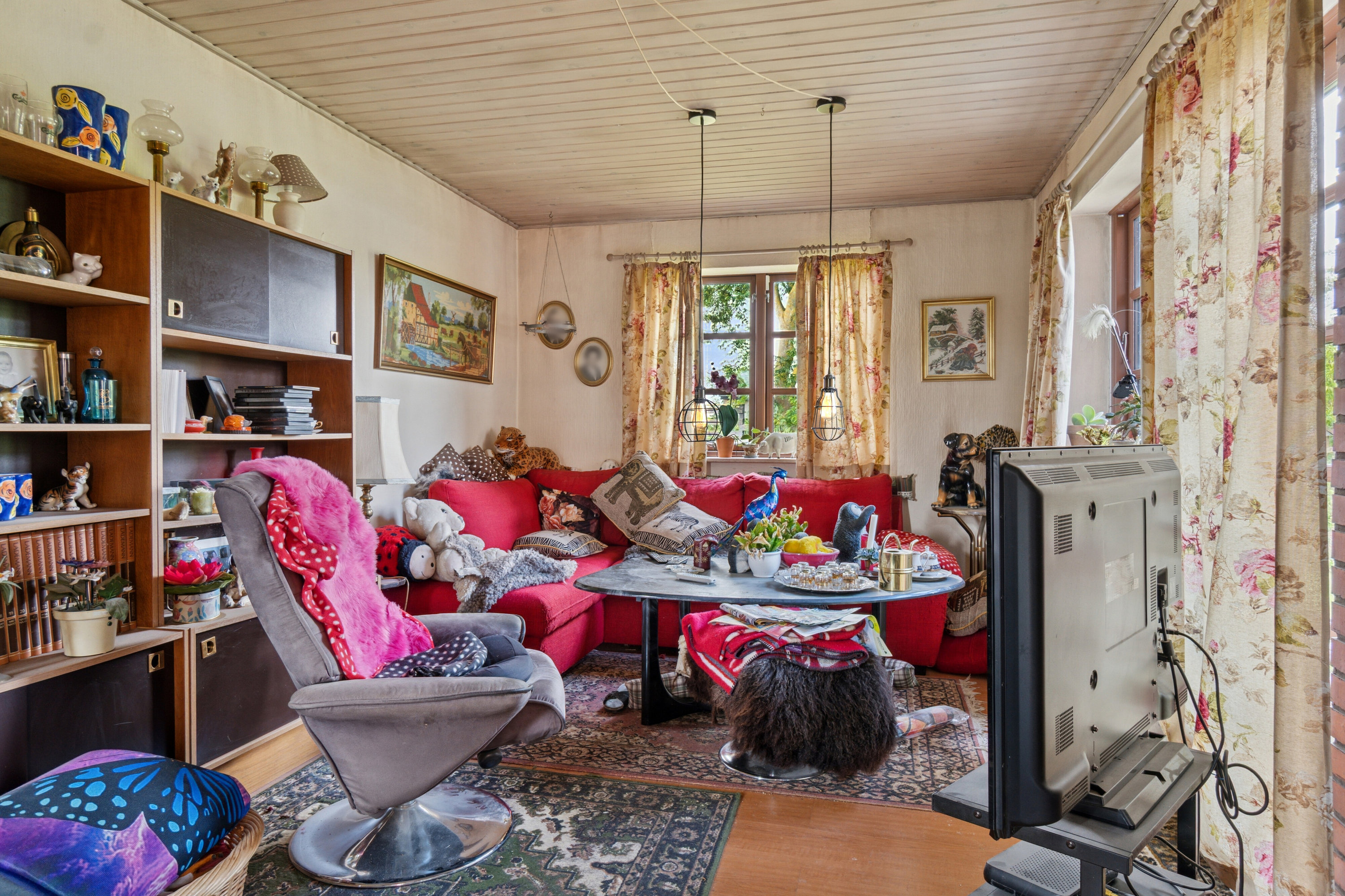 Fremhævet stue billede i fuldskærmstilstand. Billede af Hyllestedvej 22, Hyllested, 4261 Dalmose