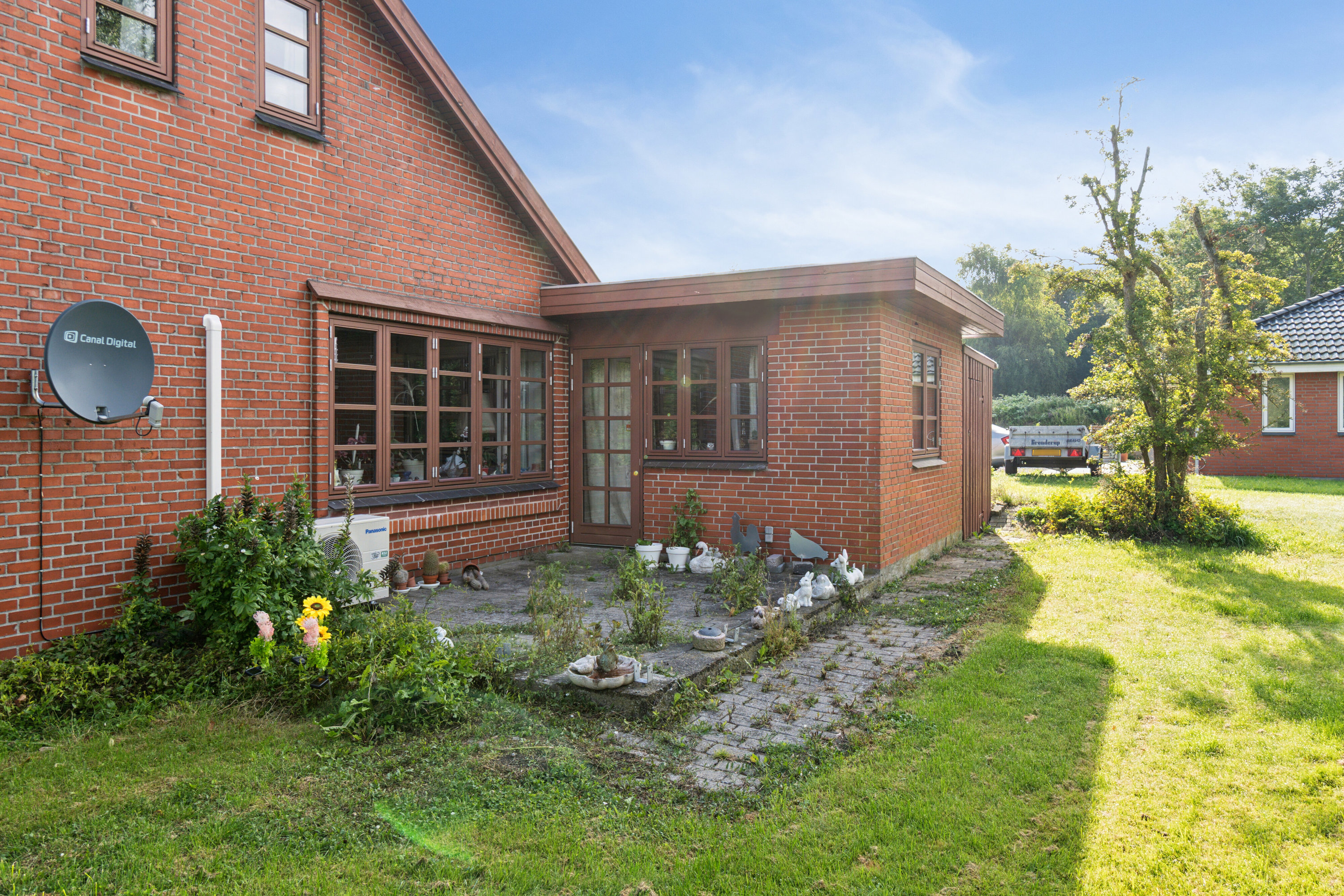 Fremhævet set fra haven billede i fuldskærmstilstand. Billede af Hyllestedvej 22, Hyllested, 4261 Dalmose