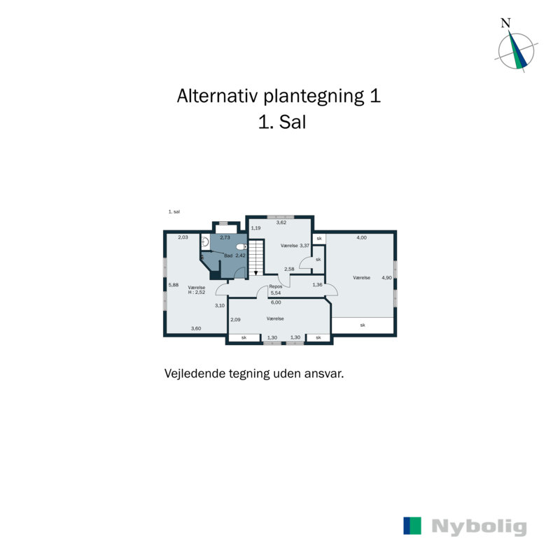 Plantegninger billede af Prøvestens Alle 1, 3450 Allerød