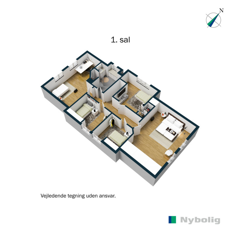 Plantegninger billede af Prøvestens Alle 1, 3450 Allerød