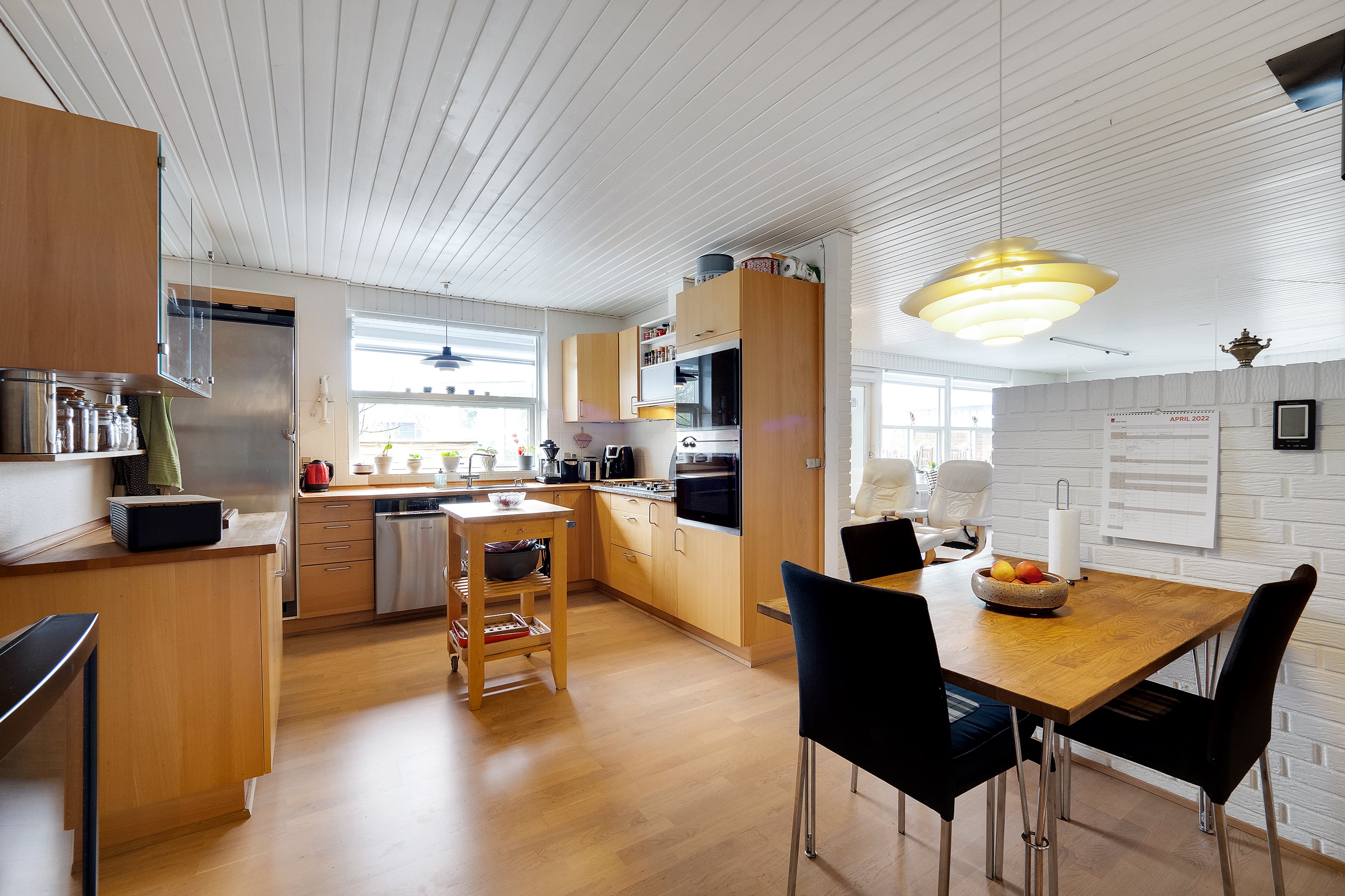 Fremhævet køkken billede i fuldskærmstilstand. Billede af Hasselvej 2, Glyngøre, 7870 Roslev