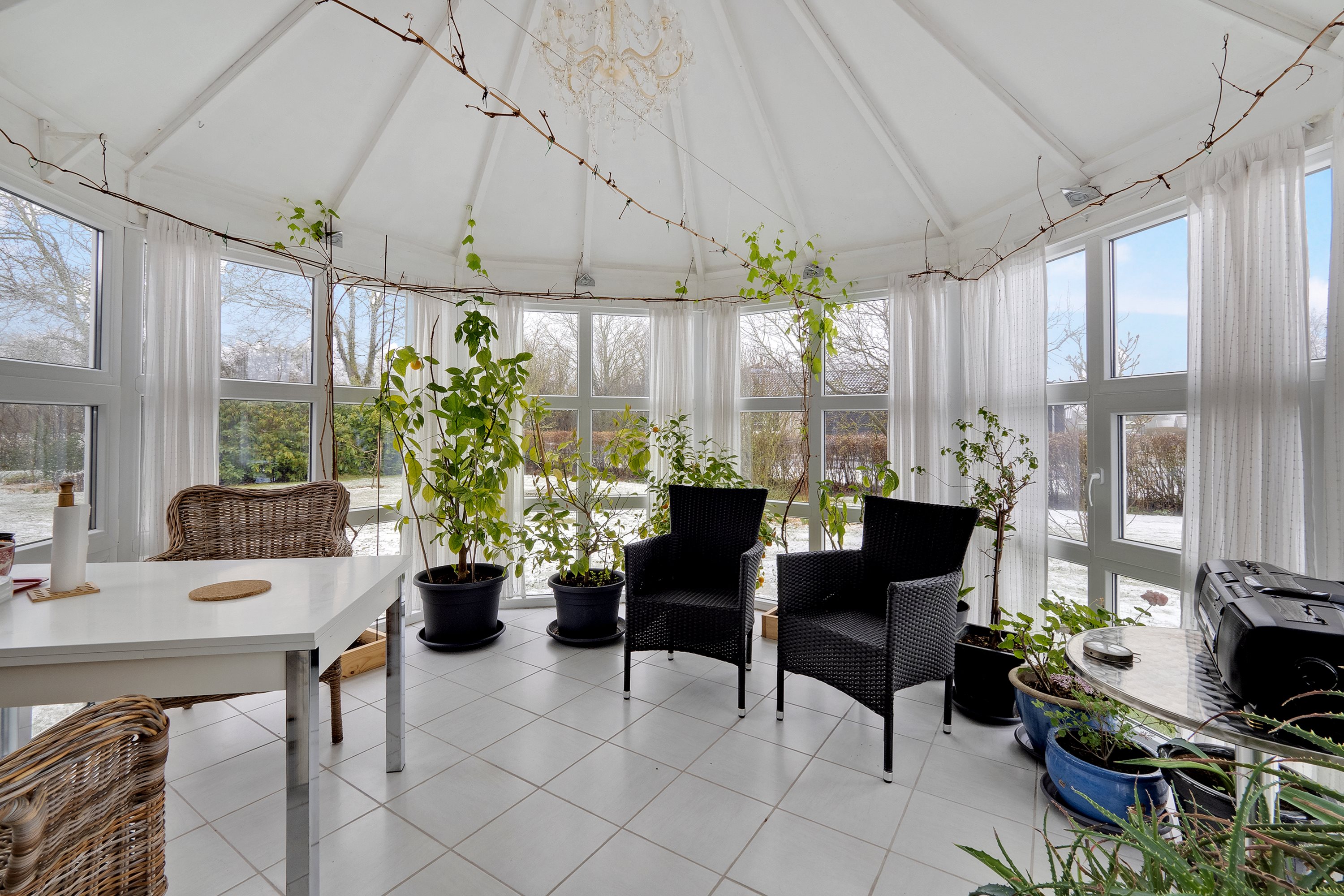 Fremhævet udestue billede i fuldskærmstilstand. Billede af Hasselvej 2, Glyngøre, 7870 Roslev