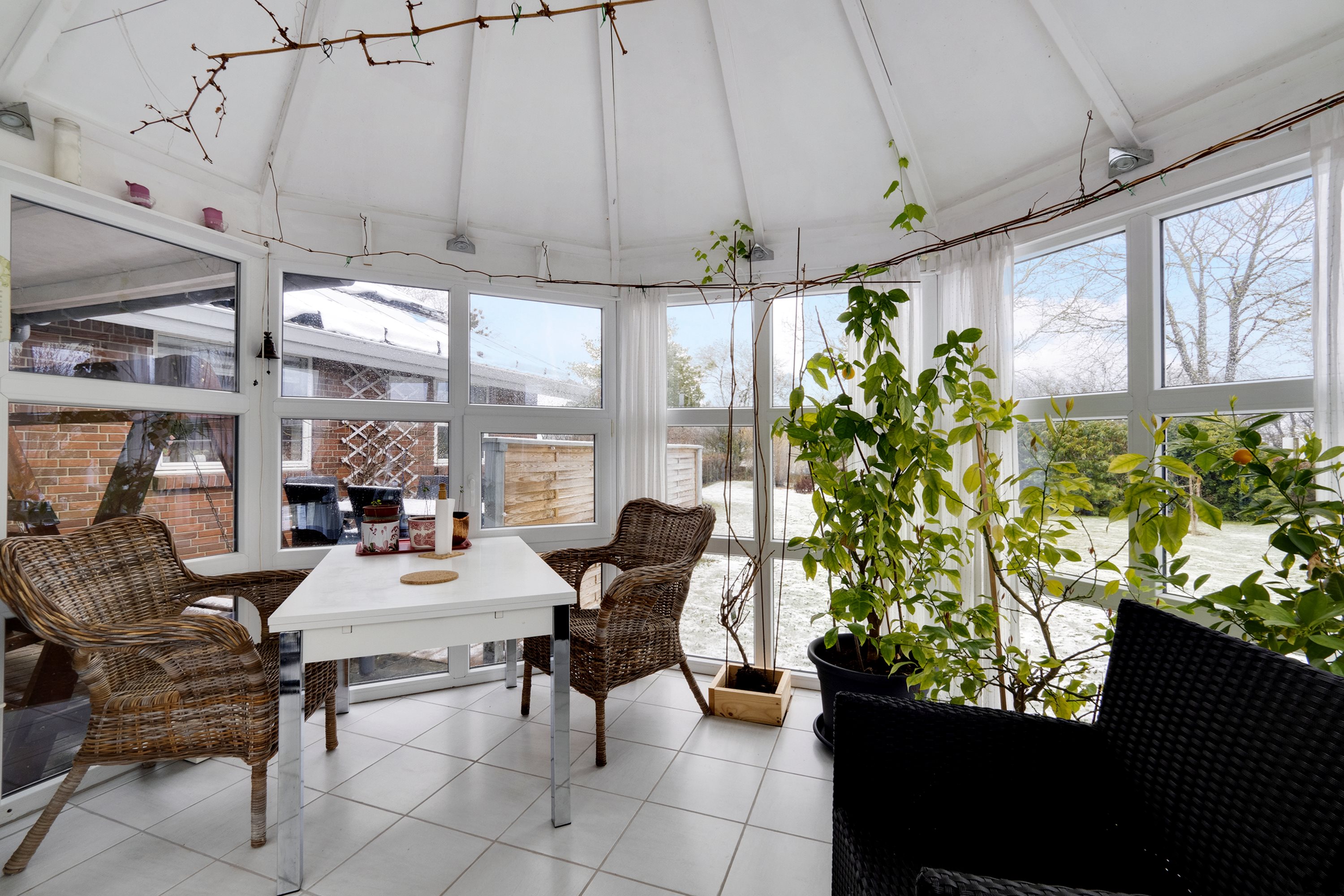 Fremhævet udestue billede i fuldskærmstilstand. Billede af Hasselvej 2, Glyngøre, 7870 Roslev