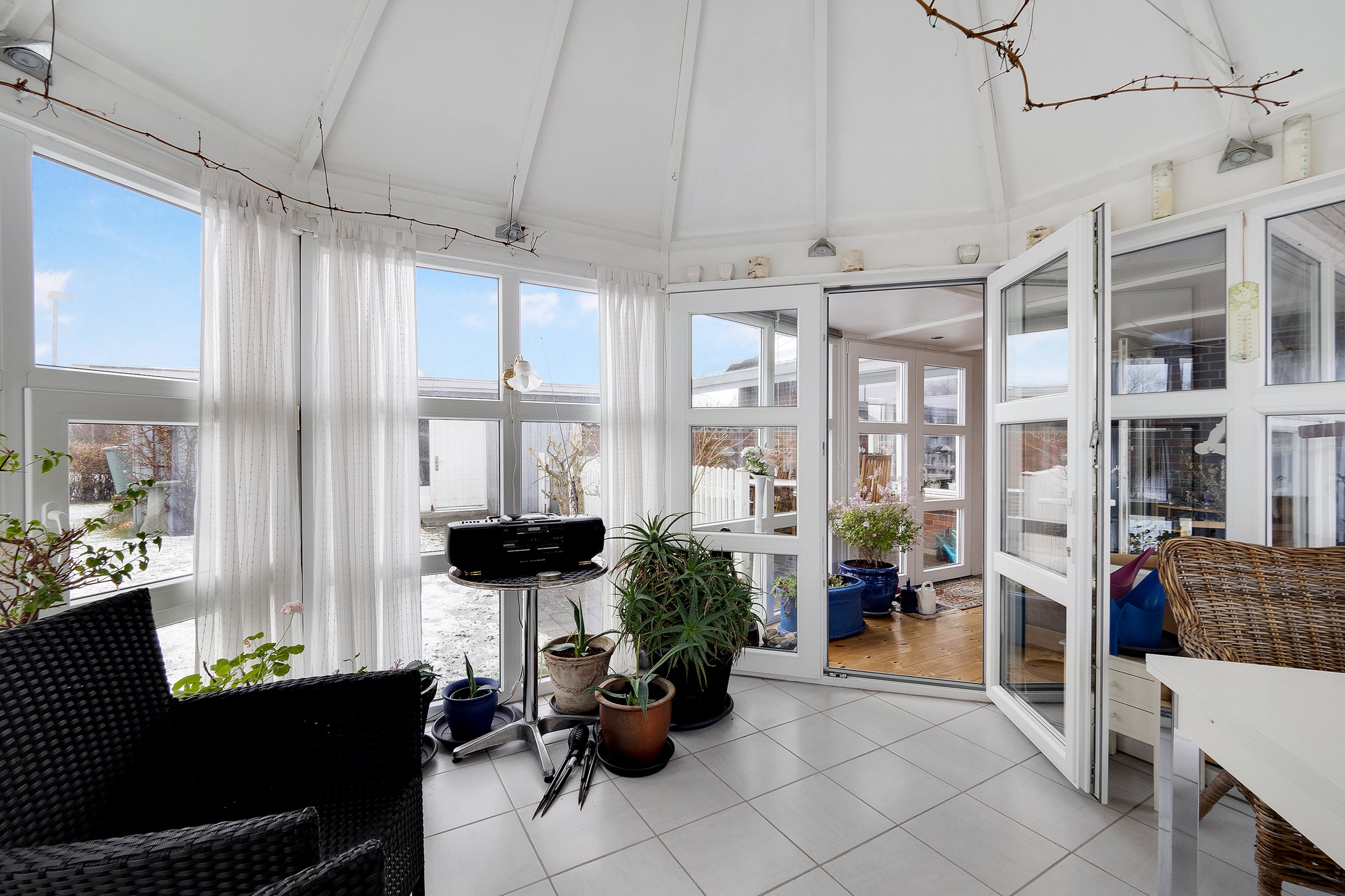 Fremhævet udestue billede i fuldskærmstilstand. Billede af Hasselvej 2, Glyngøre, 7870 Roslev