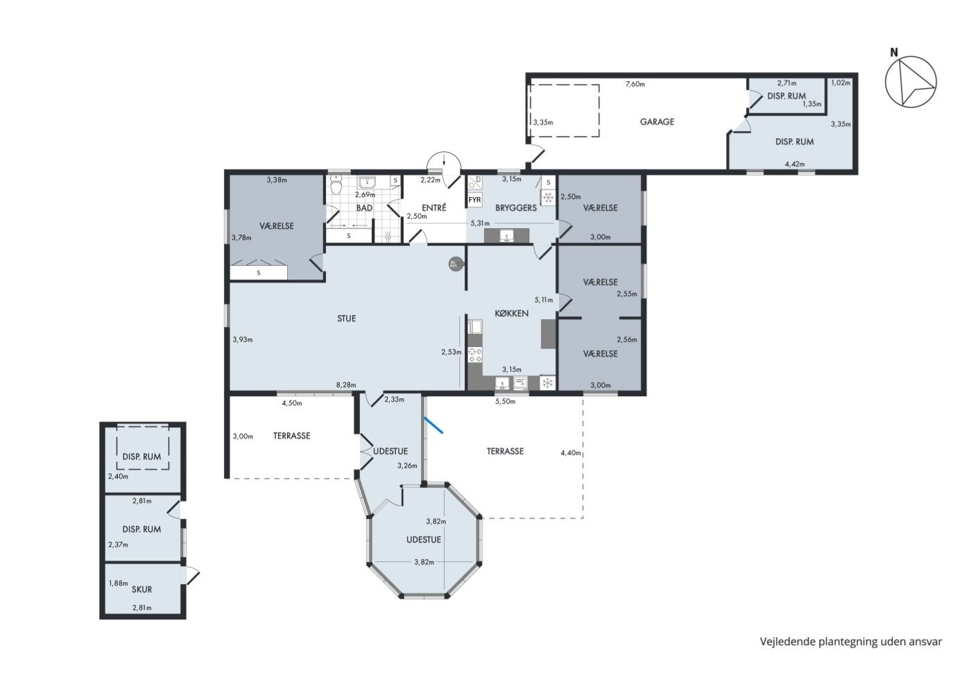 Plantegninger billede af Hasselvej 2, Glyngøre, 7870 Roslev