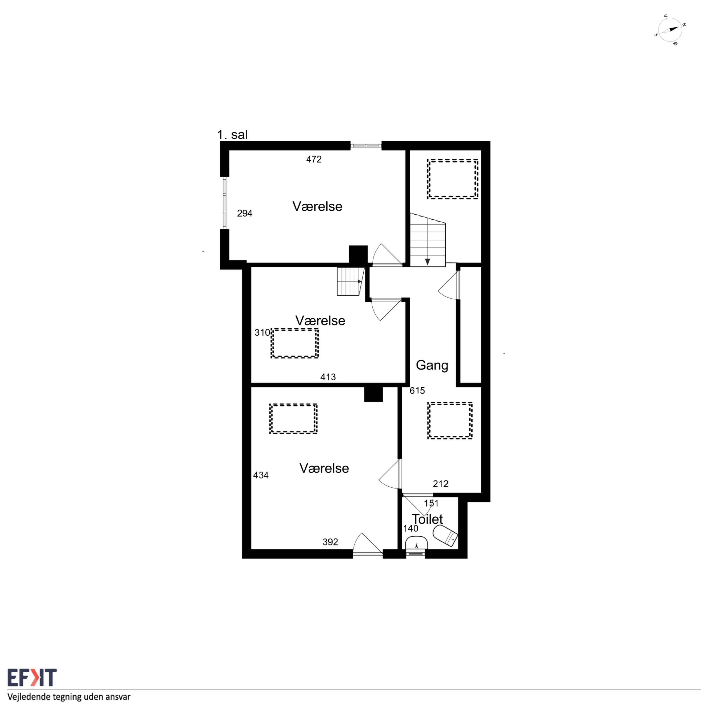 Plantegninger billede af Vesteregnsvej 22, Vesteregnen, 5932 Humble
