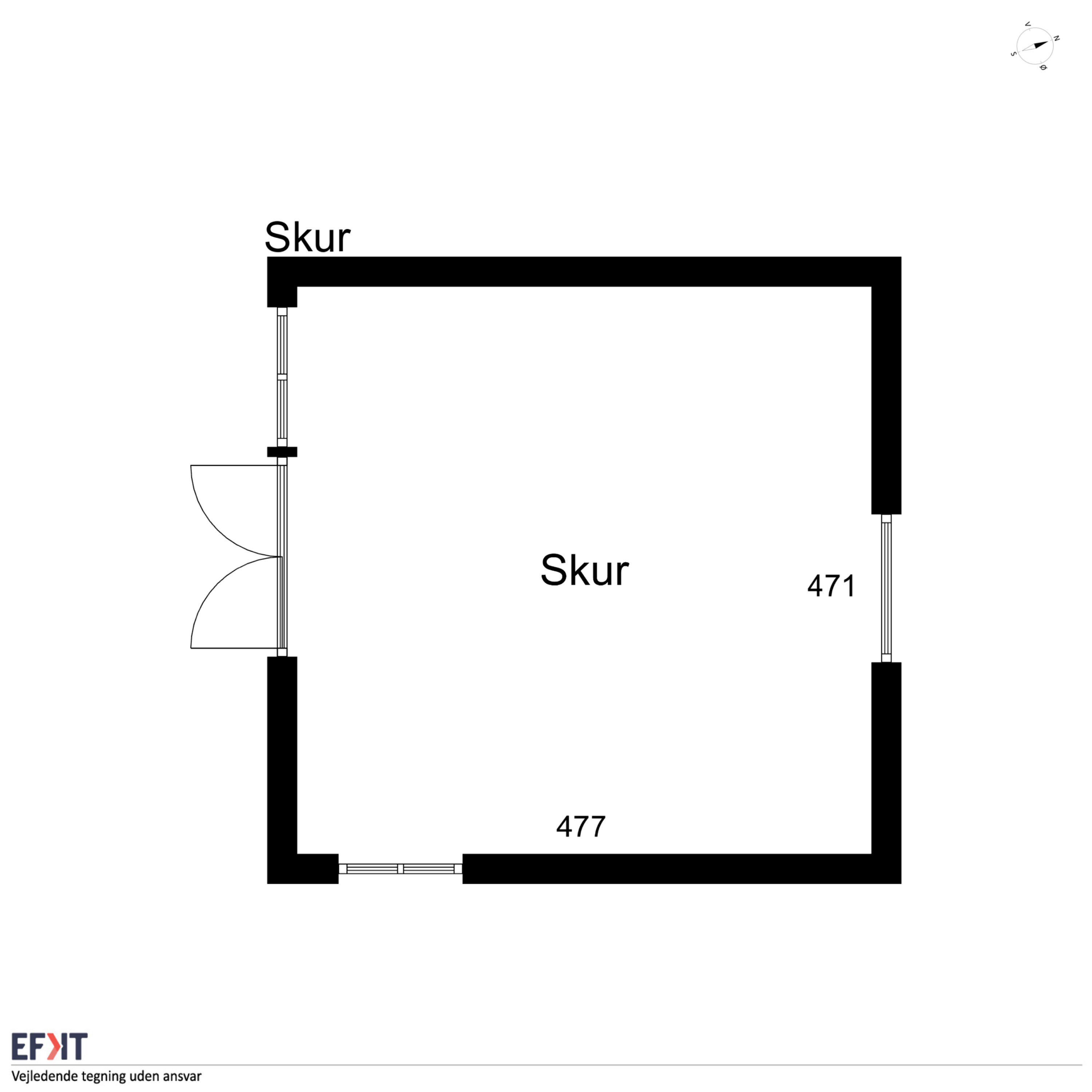 Plantegninger billede af Vesteregnsvej 22, Vesteregnen, 5932 Humble