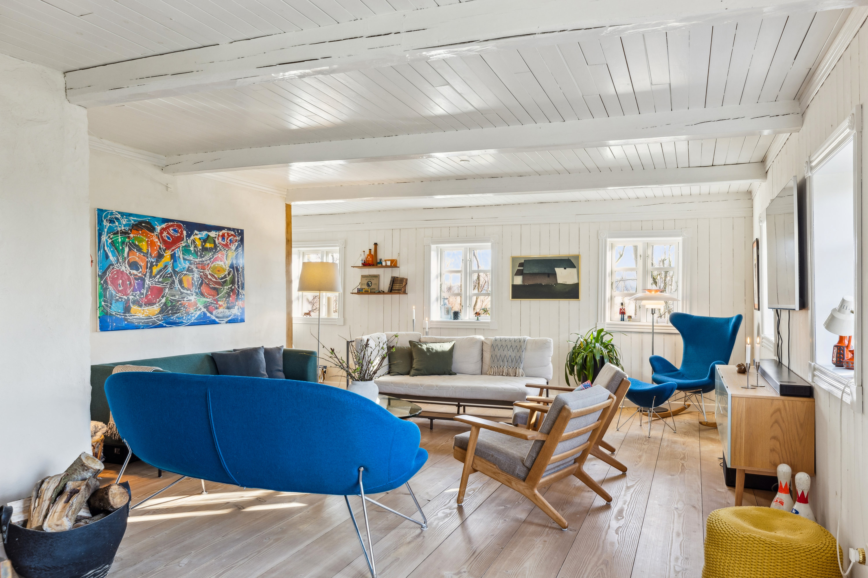 Fremhævet stue billede i fuldskærmstilstand. Billede af Alsbrovej 5A, Sejstrup, 6740 Bramming