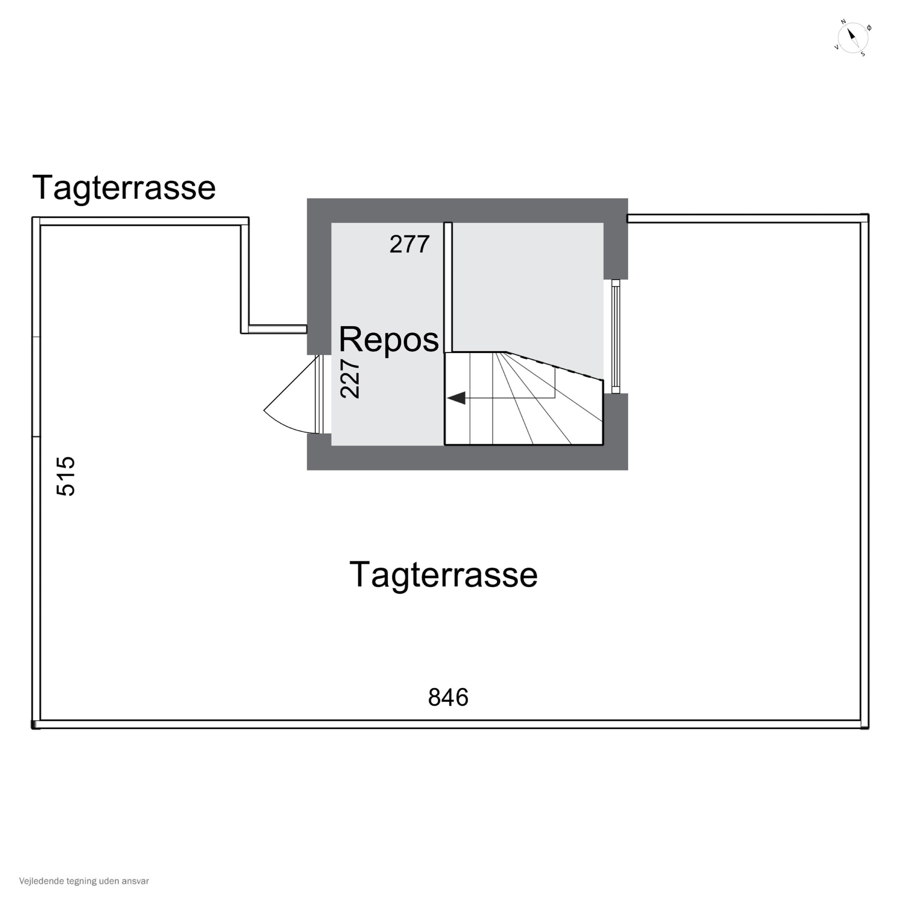 Plantegninger billede af Alliancevej 8B, 2. 4., 2450 København SV