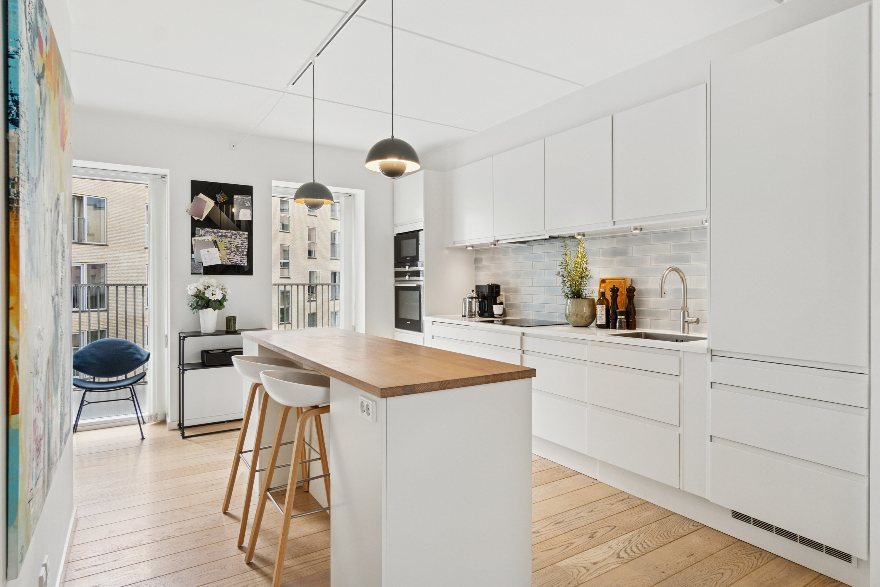 Fremhævet køkken billede i fuldskærmstilstand. Billede af Alliancevej 8B, 2. 4., 2450 København SV