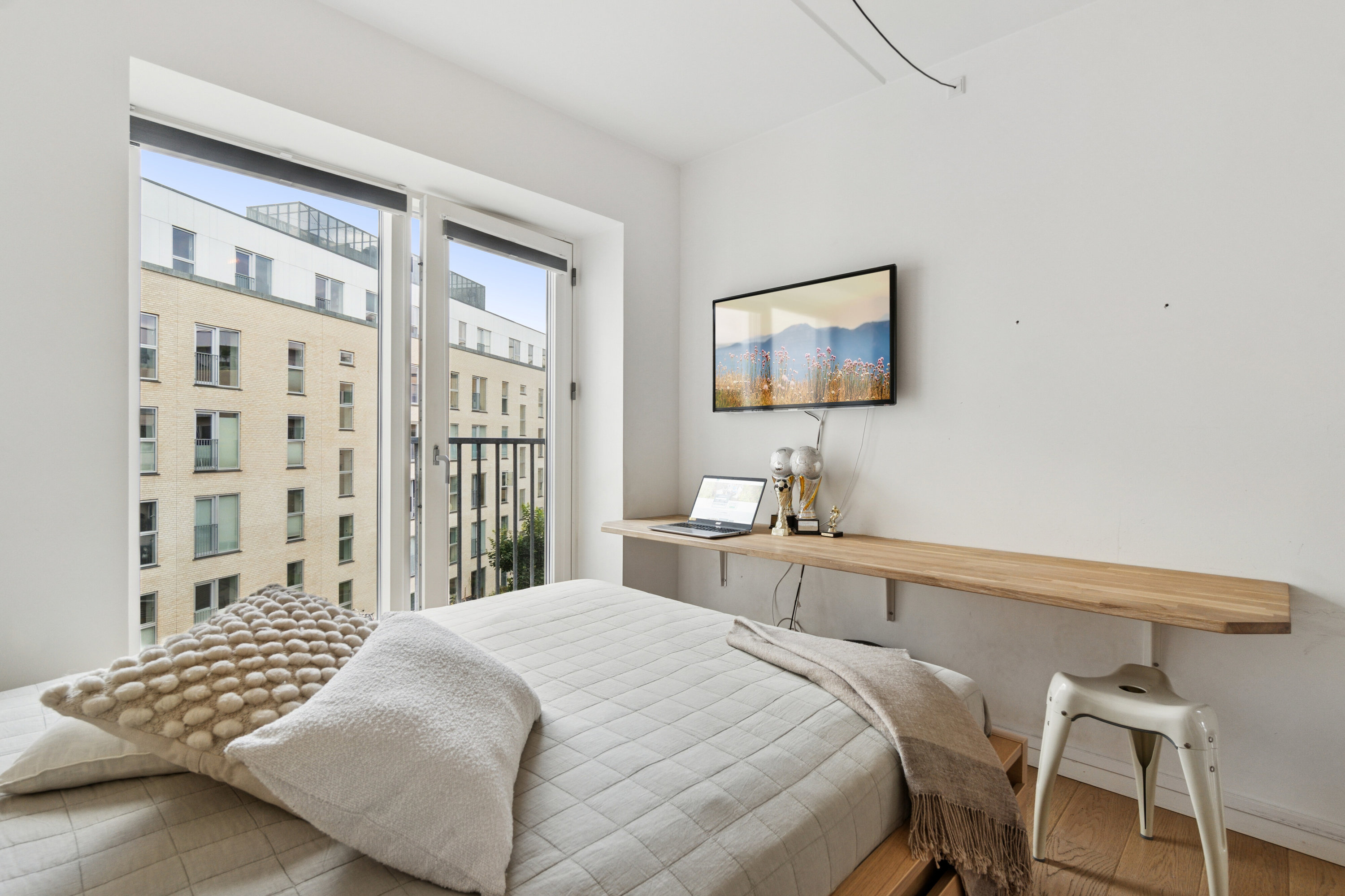 Fremhævet soveværelse billede i fuldskærmstilstand. Billede af Alliancevej 8B, 2. 4., 2450 København SV