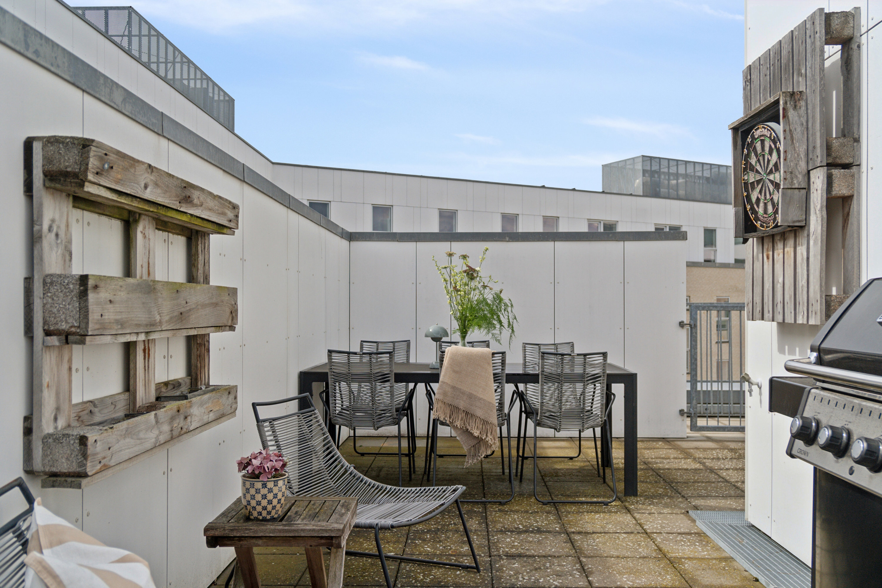 Miniaturebillede 2: tagterrasse. Billede af Alliancevej 8B, 2. 4., 2450 København SV