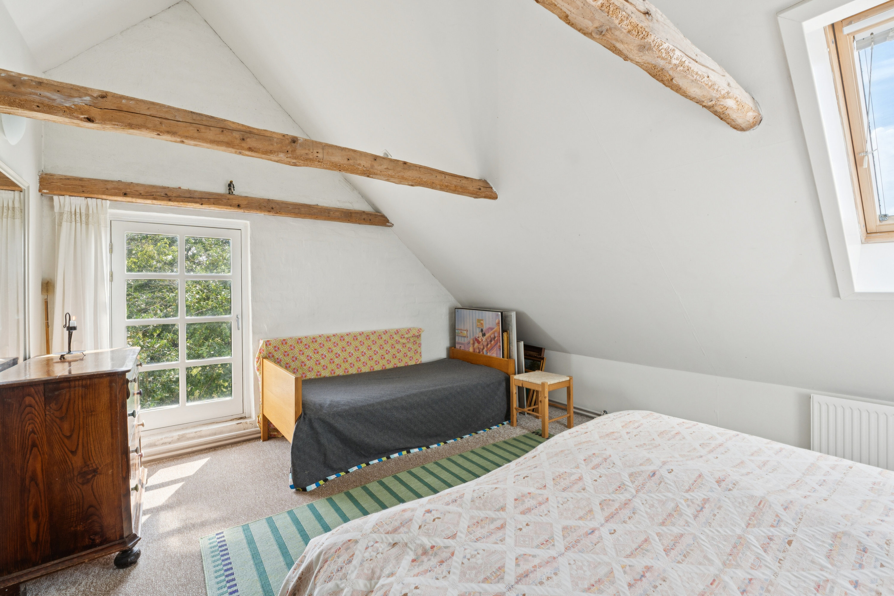 Fremhævet soveværelse billede i fuldskærmstilstand. Billede af Vesteregnsvej 22, Vesteregnen, 5932 Humble