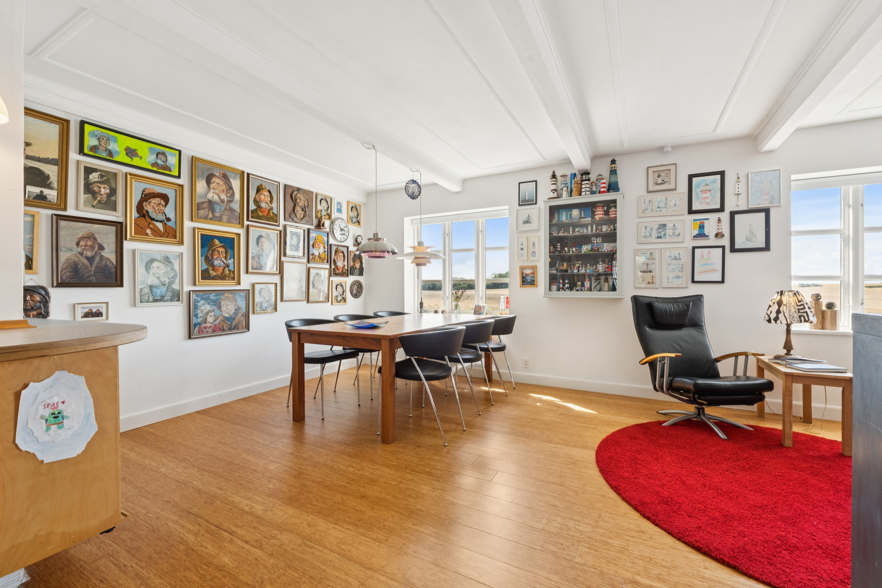 Fremhævet spisestue billede i fuldskærmstilstand. Billede af Vesteregnsvej 22, Vesteregnen, 5932 Humble