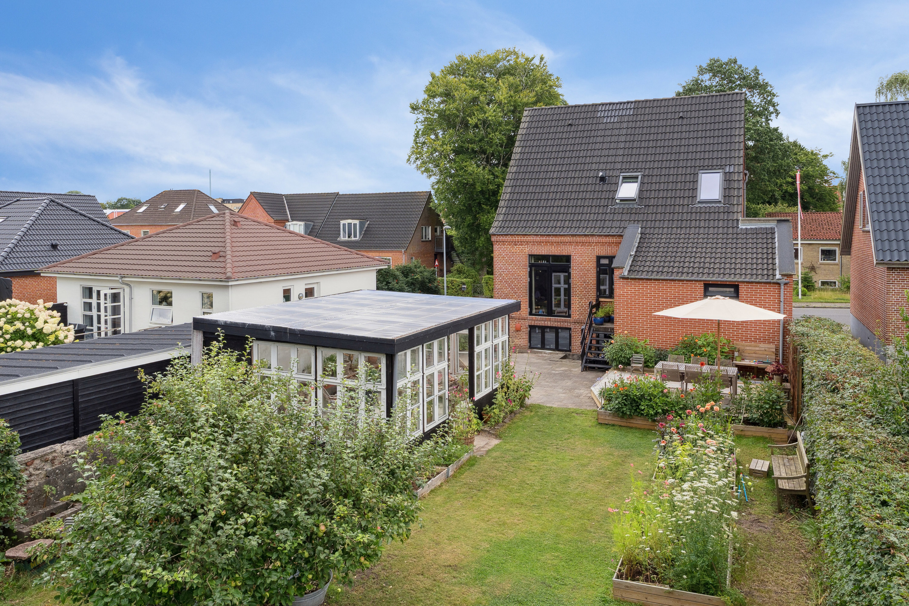 Fremhævet udendørs billede i fuldskærmstilstand. Billede af Enghavevej 5, 7430 Ikast