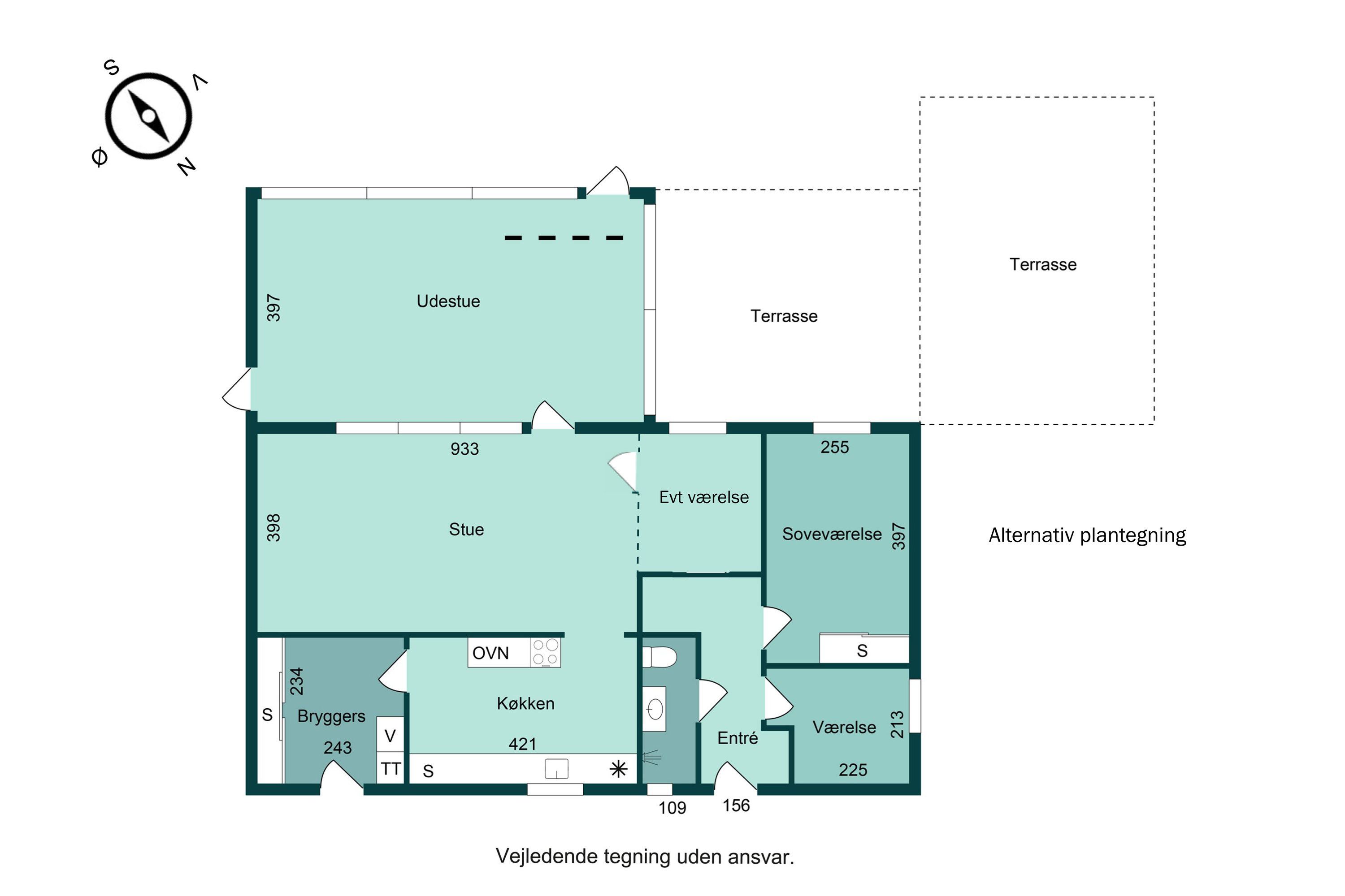 Plantegninger billede af Bakkegårdsvej 14, 8700 Horsens