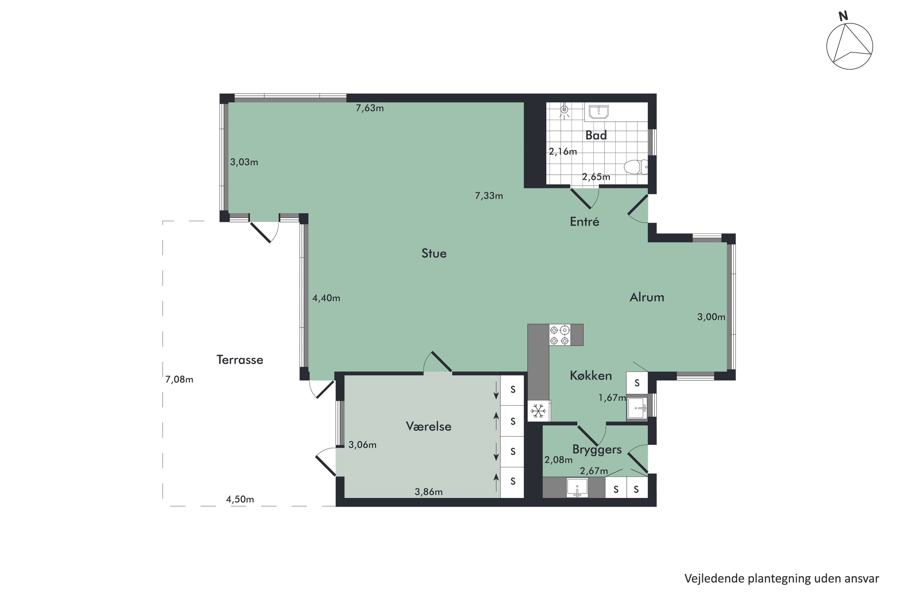 Plantegninger billede af Vesterparken 22, 9362 Gandrup