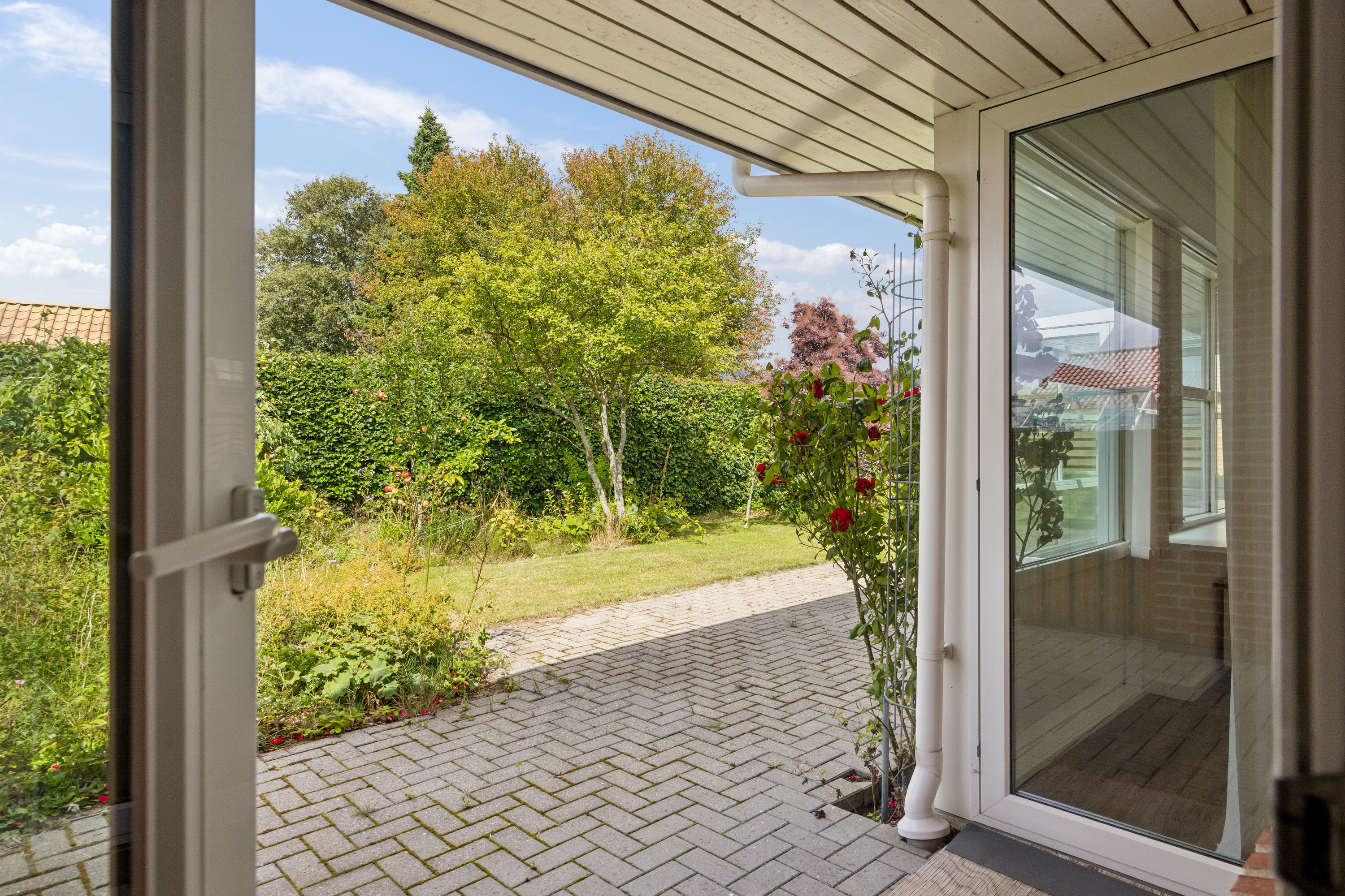 Fremhævet terrasse billede i fuldskærmstilstand. Billede af Vesterparken 22, 9362 Gandrup