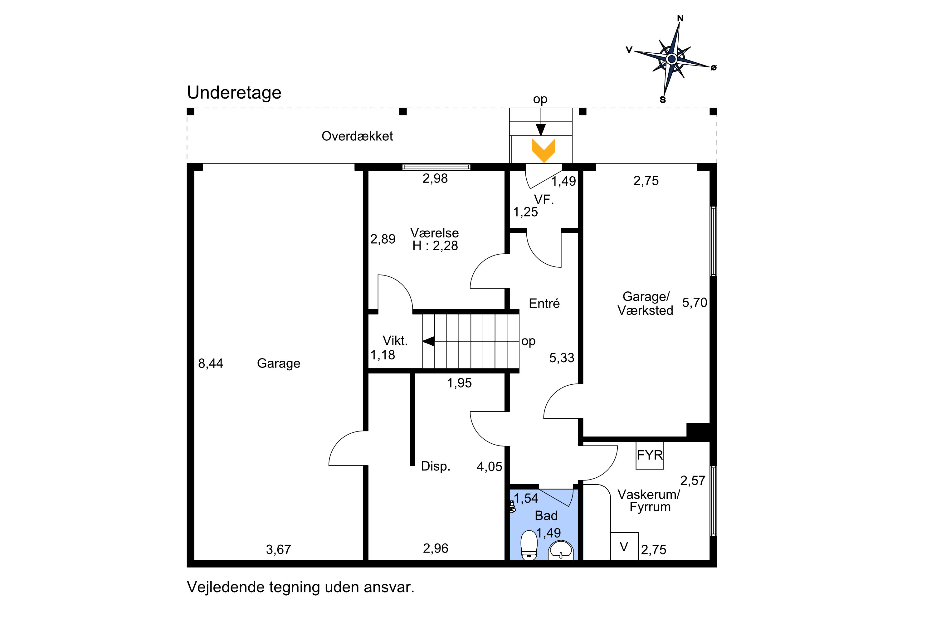 Plantegninger billede af Glenstrup Søvej 8, Holmgård, 8990 Fårup
