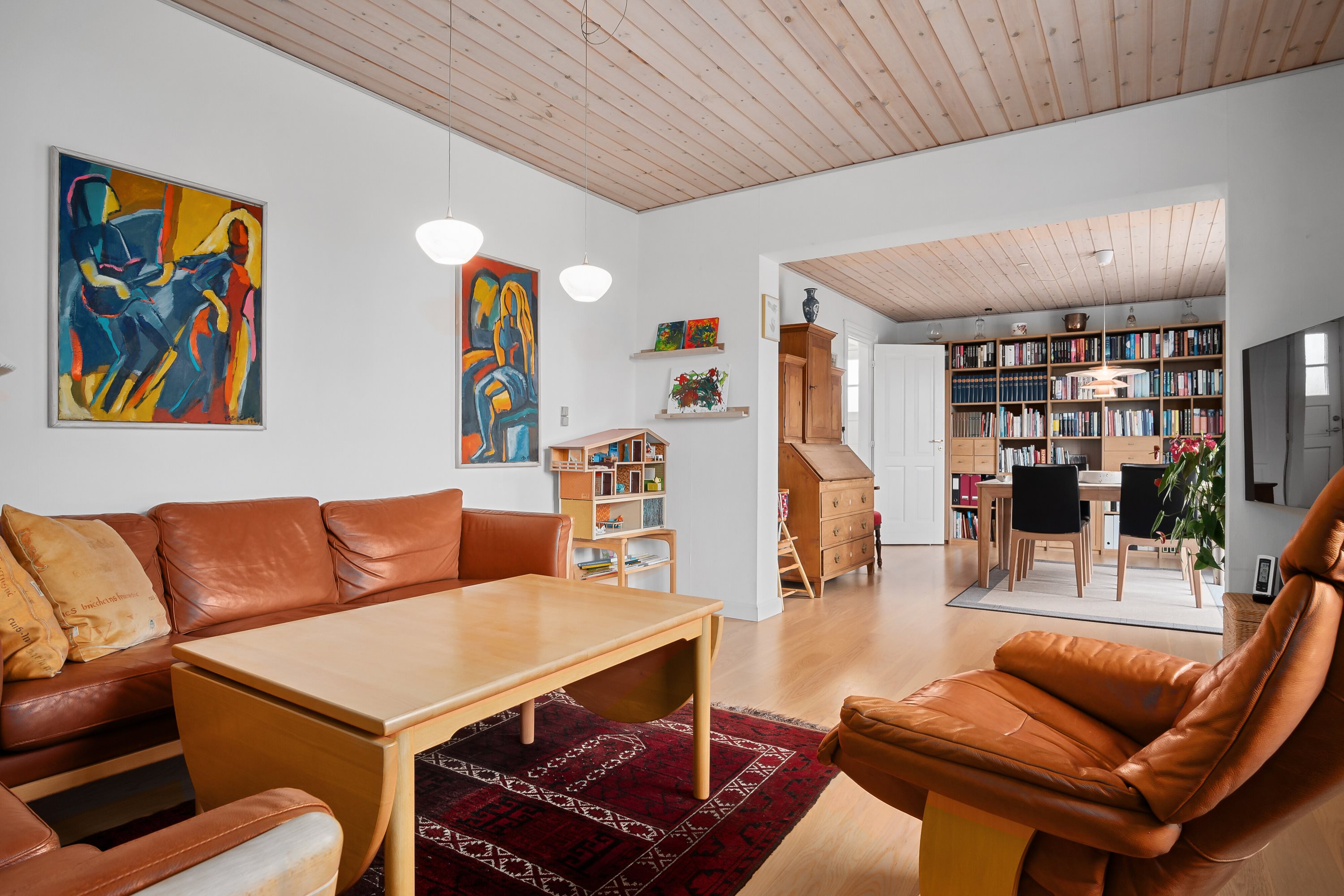 Fremhævet stue billede i fuldskærmstilstand. Billede af Gartnervænget 11, 8310 Tranbjerg J