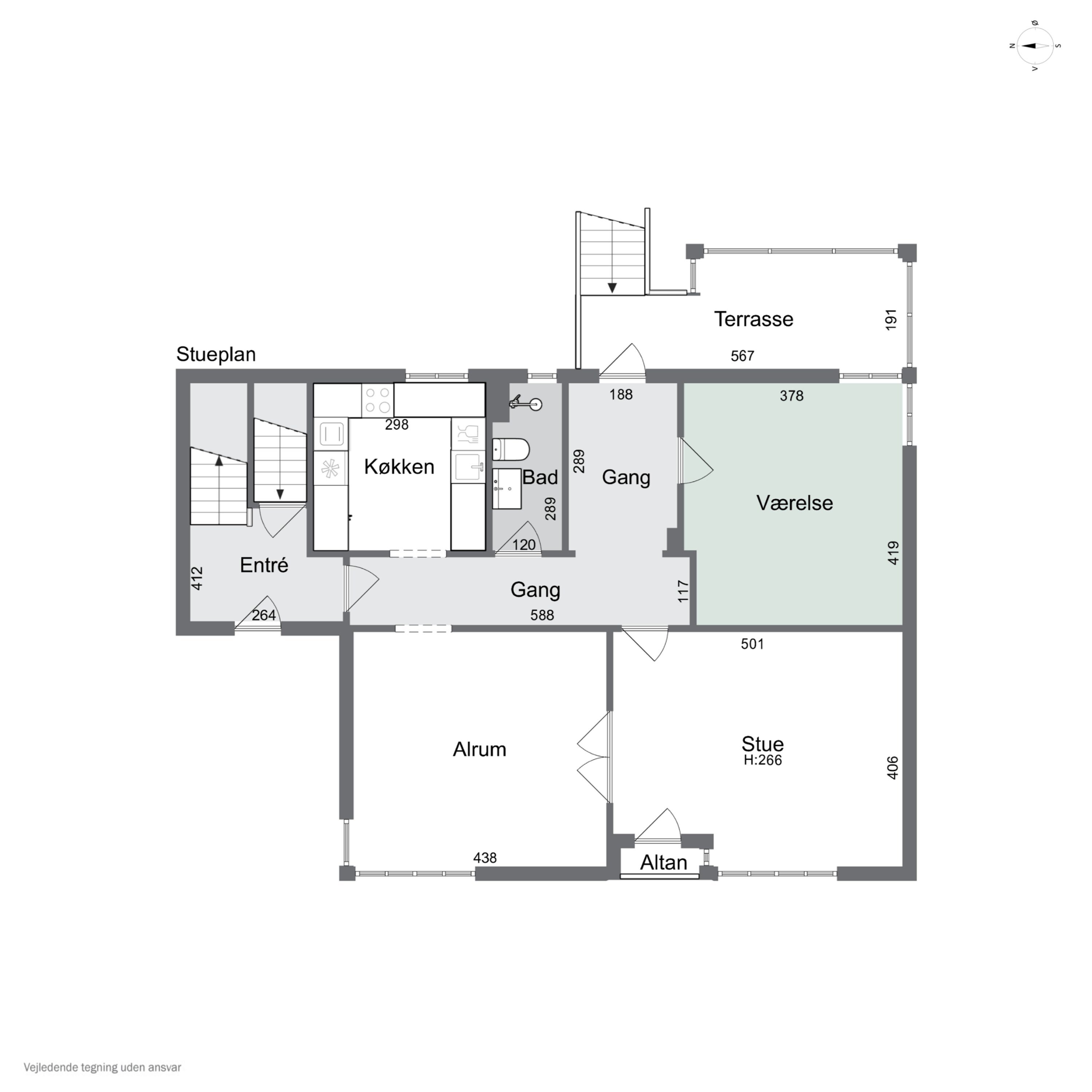 Plantegninger billede af Frederiksberggade 37, 8600 Silkeborg