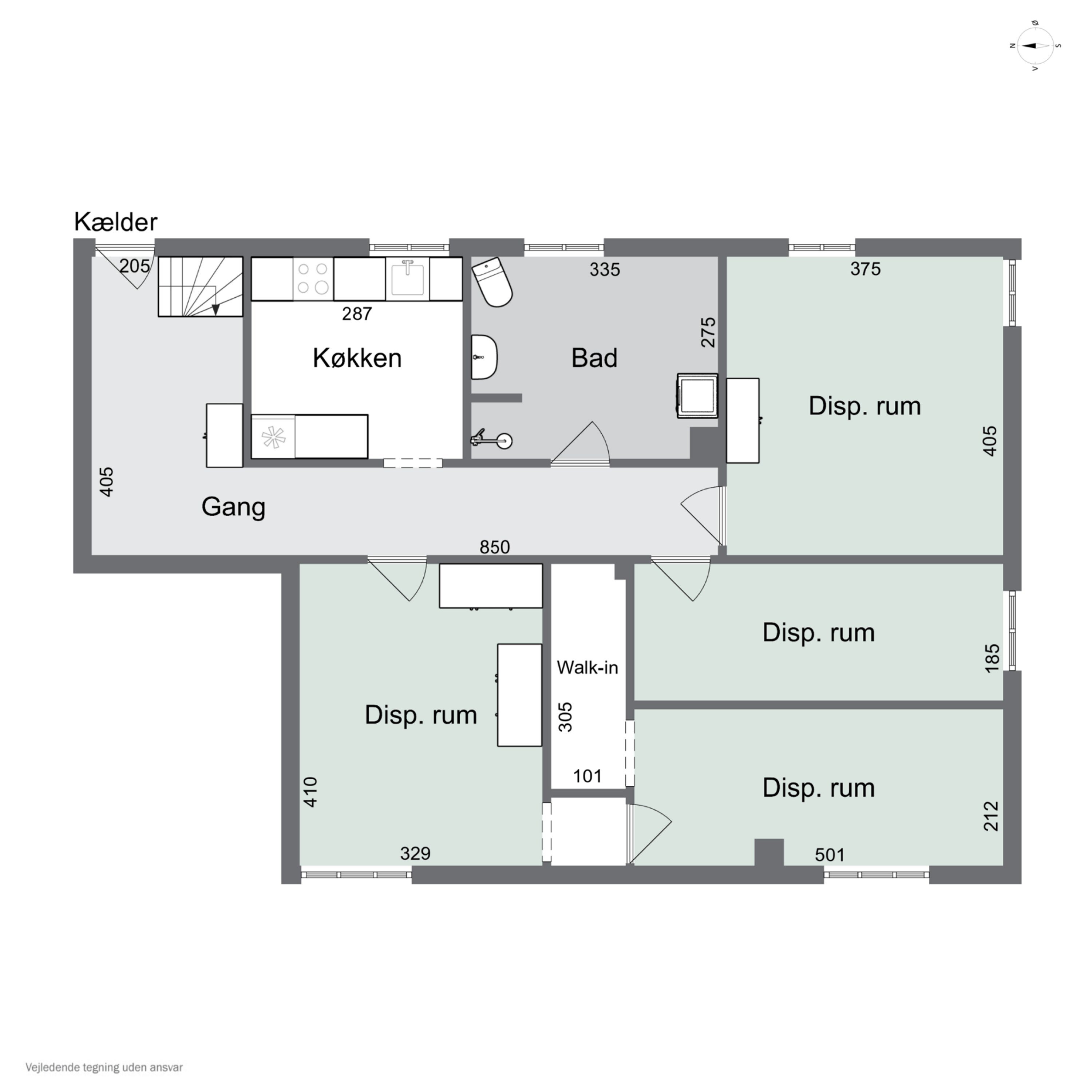 Plantegninger billede af Frederiksberggade 37, 8600 Silkeborg