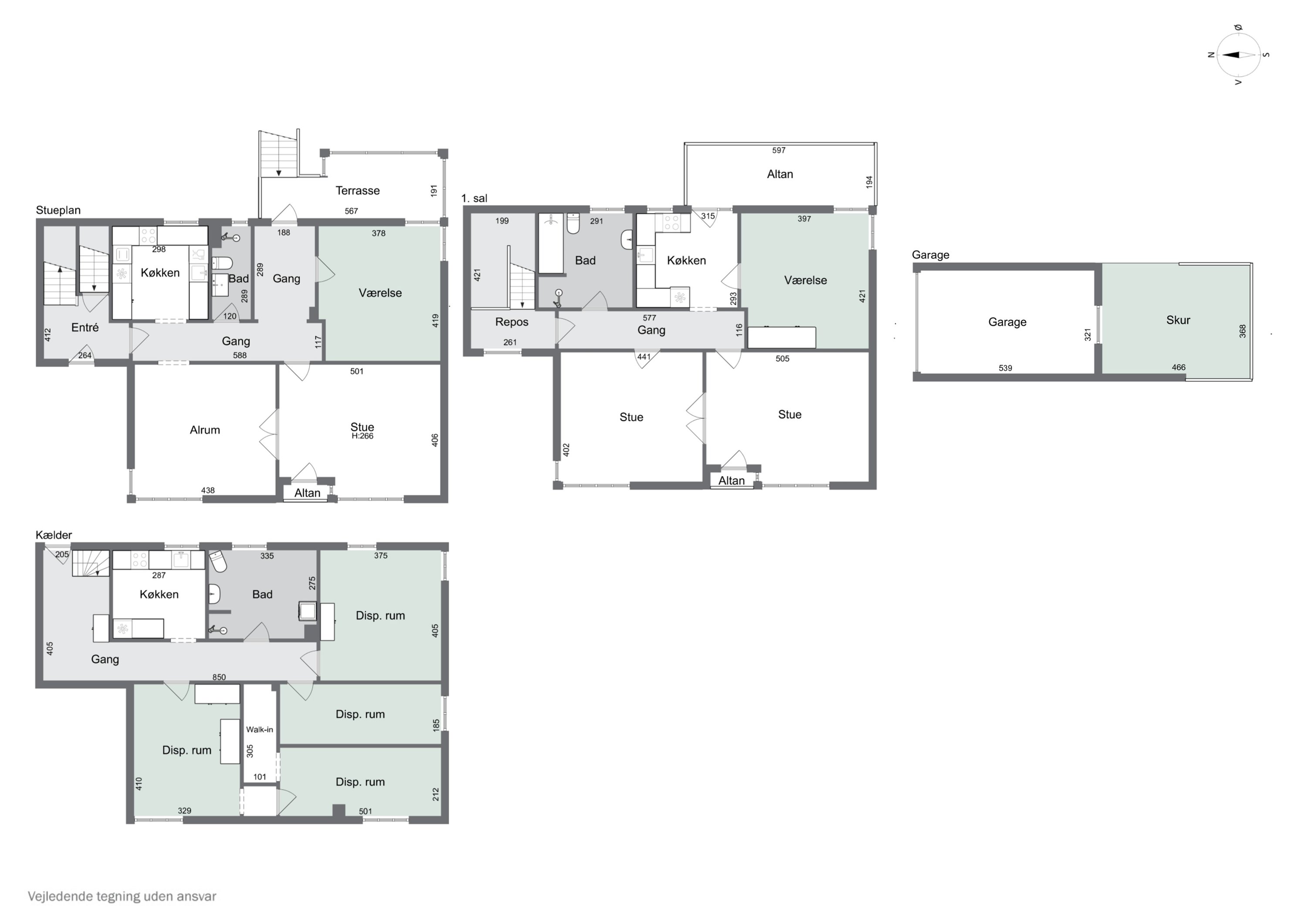 Plantegninger billede af Frederiksberggade 37, 8600 Silkeborg