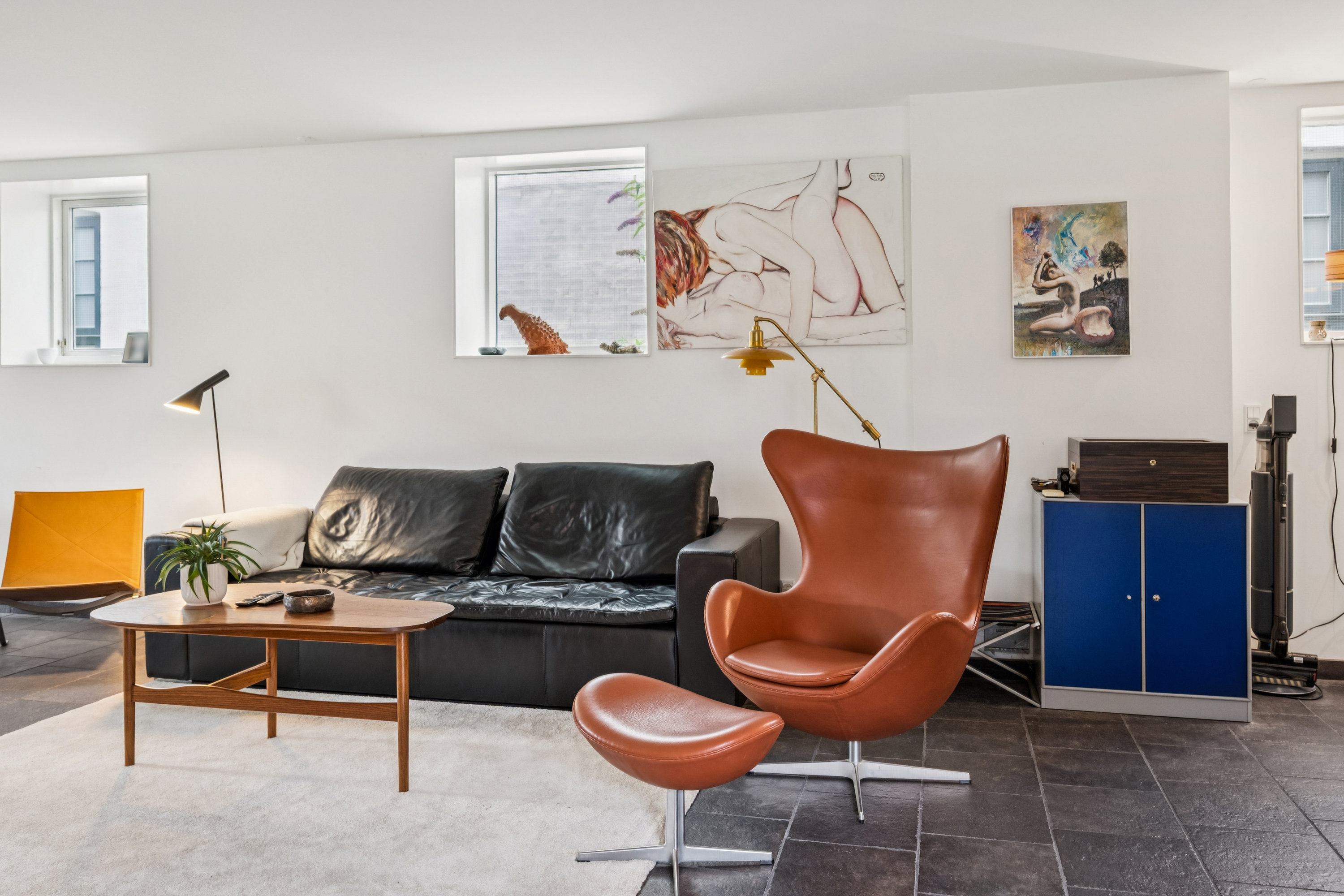 Fremhævet stue billede i fuldskærmstilstand. Billede af Nørre Allé 81E, 8000 Aarhus C