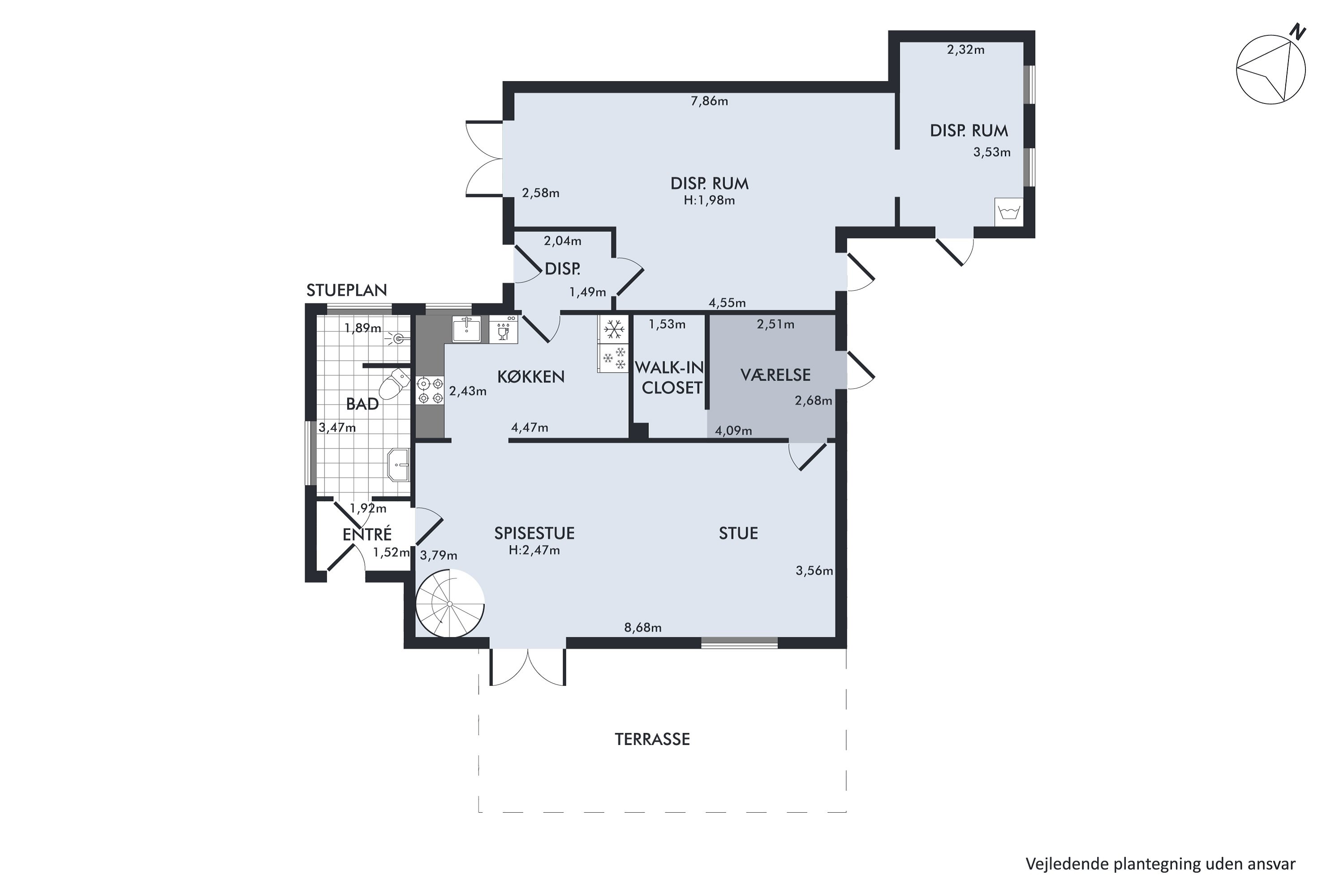 Plantegninger billede af Bakkedraget 38, Hjembæk, 4450 Jyderup